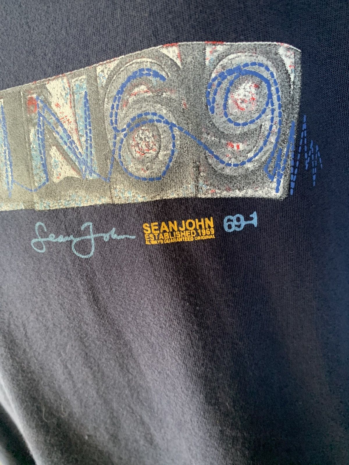 Sean John Vintage Sean John 69 Streetwear T shirt Size US XL / EU 56 / 4 - 4 Thumbnail