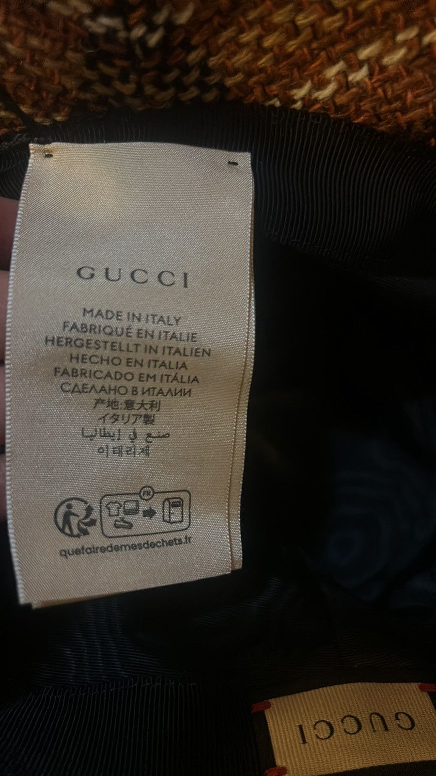Gucci GUCCI Tartan Tweed Bucket Hat size M Size ONE SIZE - 6 Thumbnail
