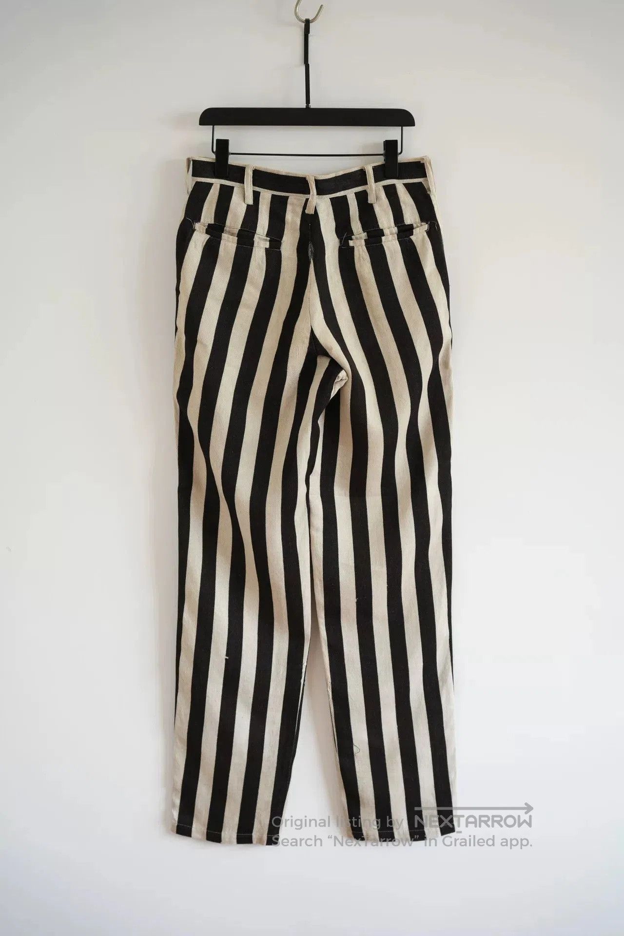Yohji Yamamoto yohji yamamoto striped baseball pants. Size US 27 - 2 Thumbnail