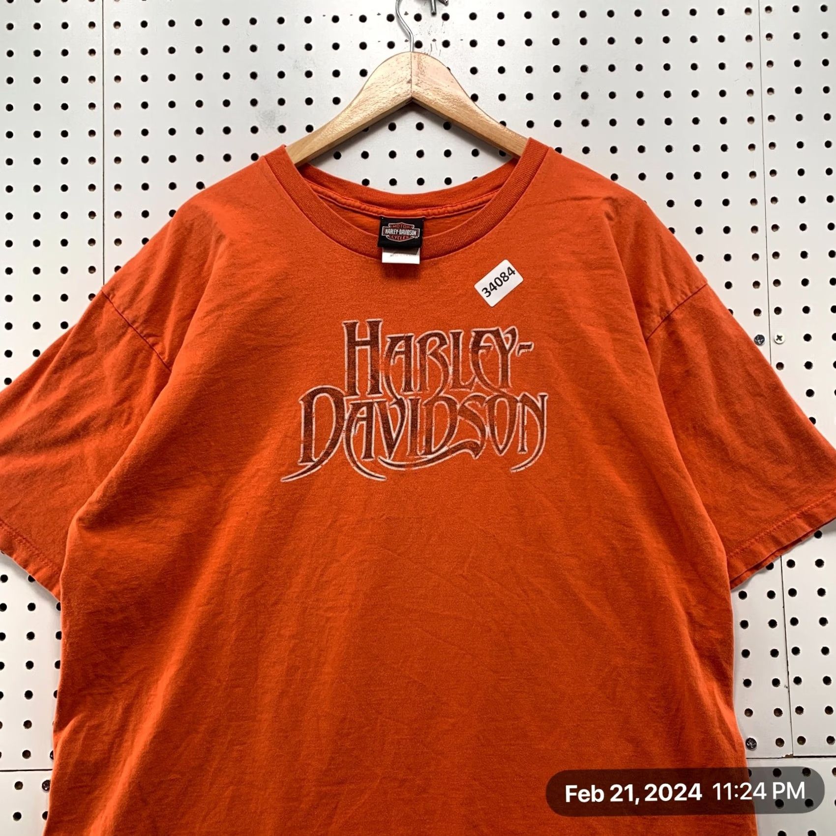 Harley Davidson Harley Davidson Motorcycle Shirt Mens 2XL Orange Orland FLorida Size US XXL / EU 58 / 5 - 6 Thumbnail