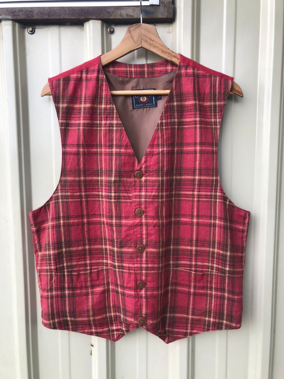 Chaps Ralph Lauren × Ralph Lauren × Vintage Vintage Chaps Ralph Lauren Tartan Vest Size US M / EU 48-50 / 2 - 1 Thumbnail