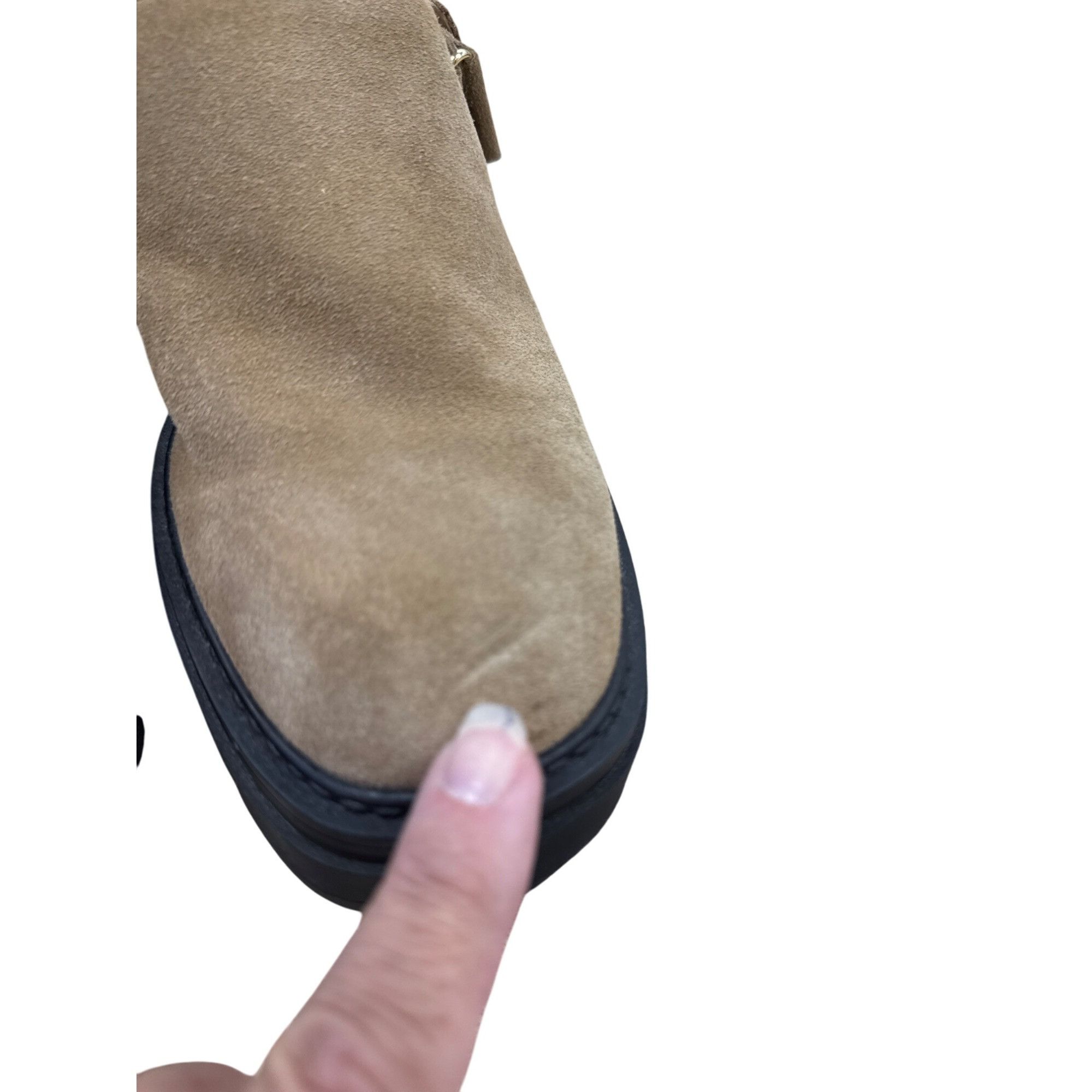 Free People Free People Suede beige black Platform Clogs Womens Size 8. Size US 8.5 / IT 38.5 - 6 Thumbnail