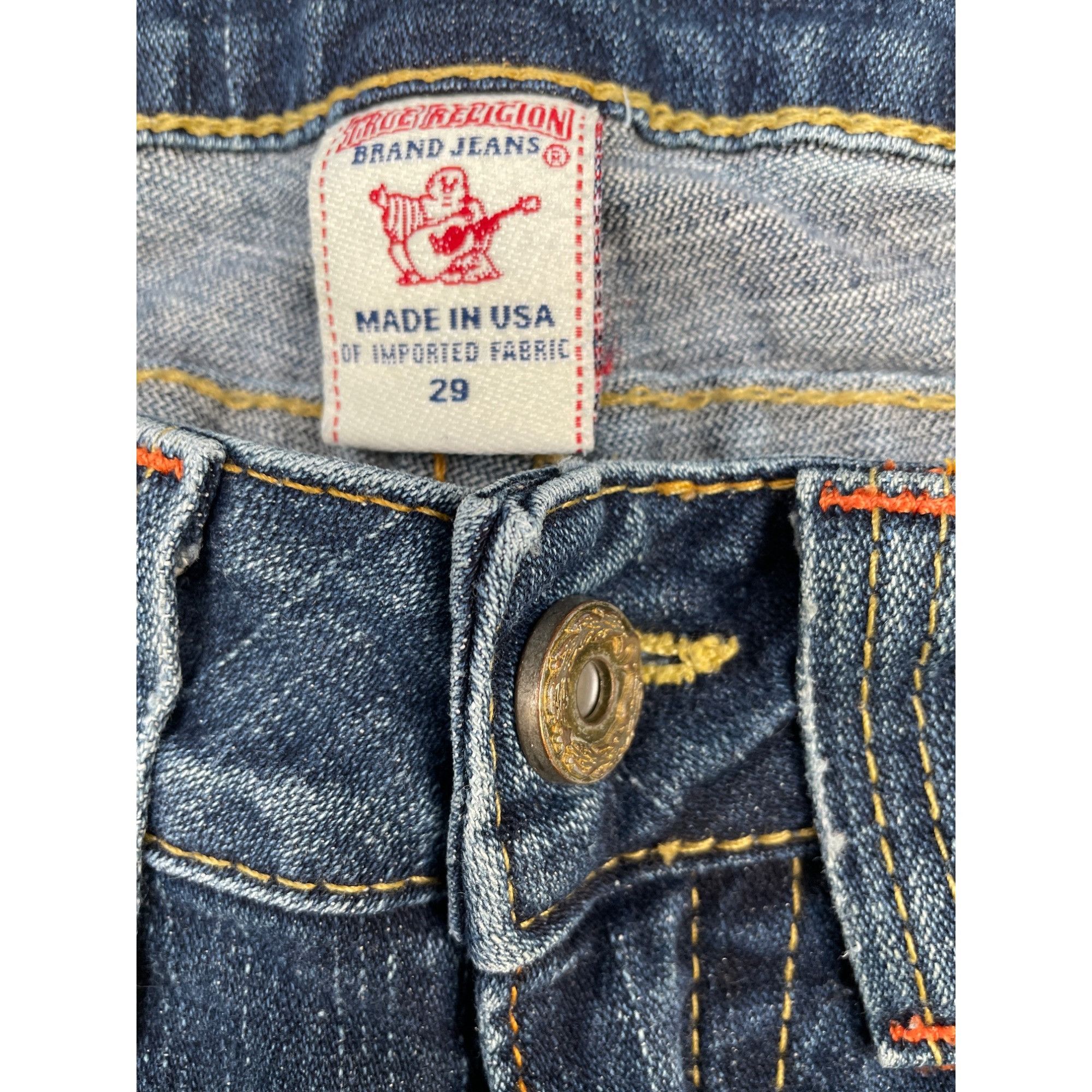 True Religion True Religion Women's Blue Jeans Boot Cut size 29 x 30 SKU Size 29" - 3 Thumbnail