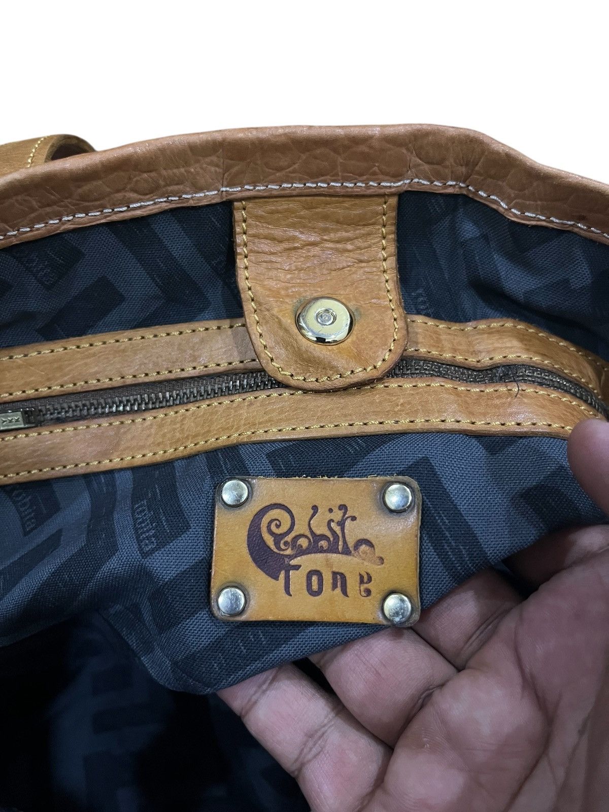 Genuine Leather Vintage ROBITA LEATHER TOTE BAG Size ONE SIZE - 14 Thumbnail