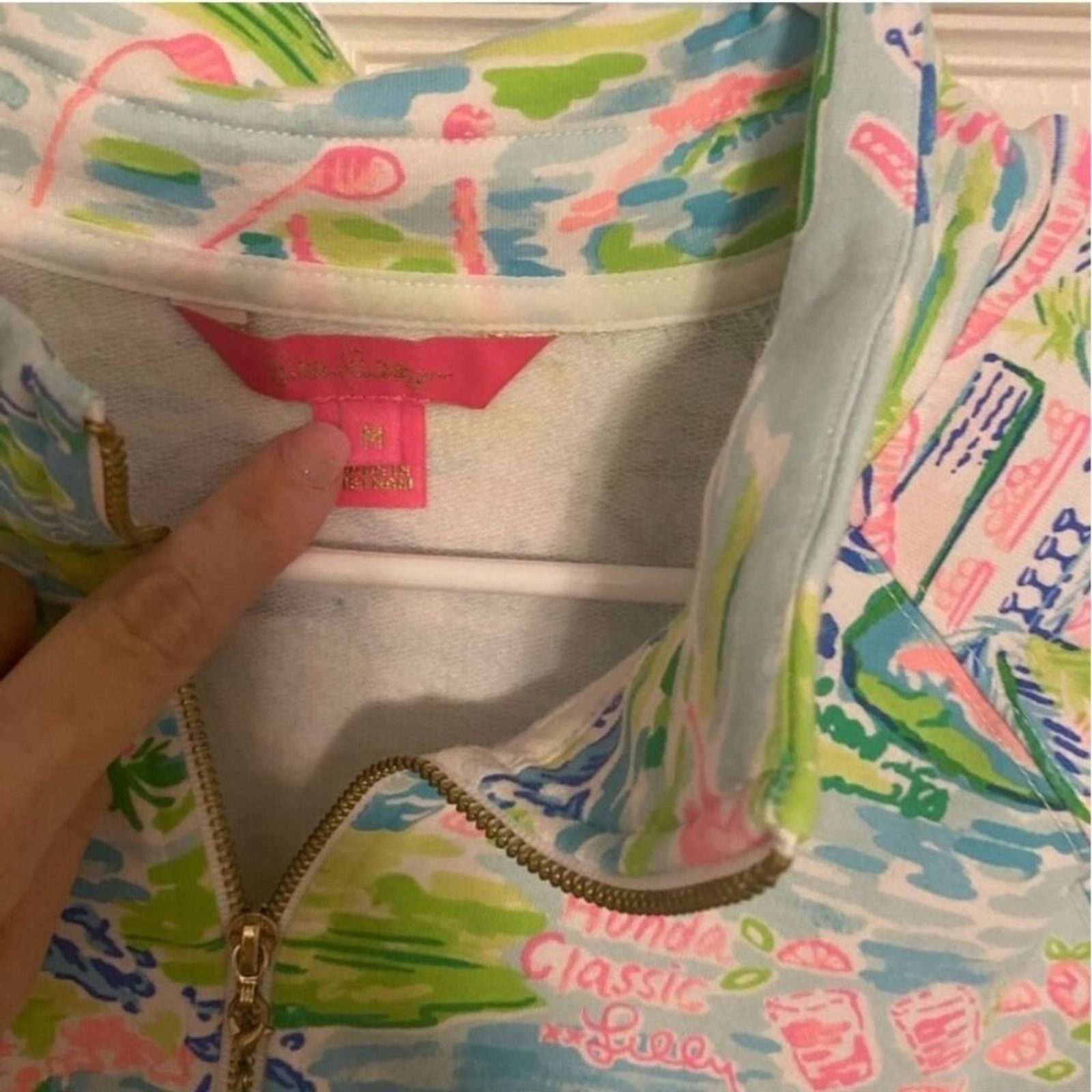 Lilly Pulitzer Lilly Pulitzer Popover Honda Classic Medium Like New Size M / US 6-8 / IT 42-44 - 9 Thumbnail