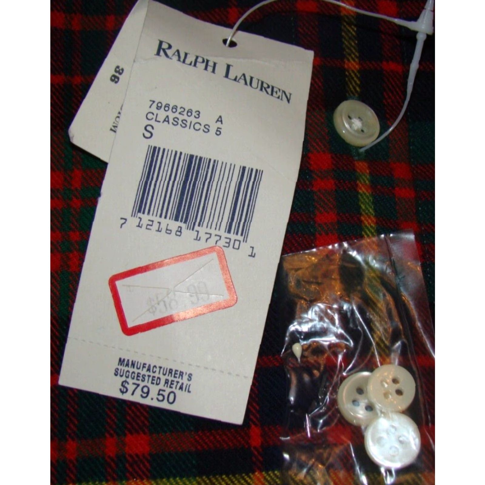 Polo Ralph Lauren VINTAGE Polo Ralph Lauren Blake Mens Large Christmas Plaid Flannel Shirt Size US L / EU 52-54 / 3 - 2 Thumbnail