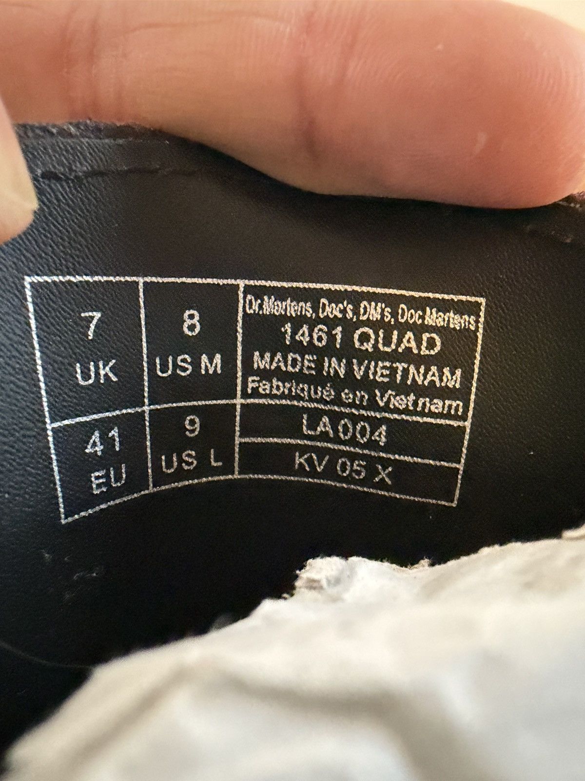 Dr. Martens 1461 Quad Burgundy Size US 8 / EU 41 - 7 Thumbnail