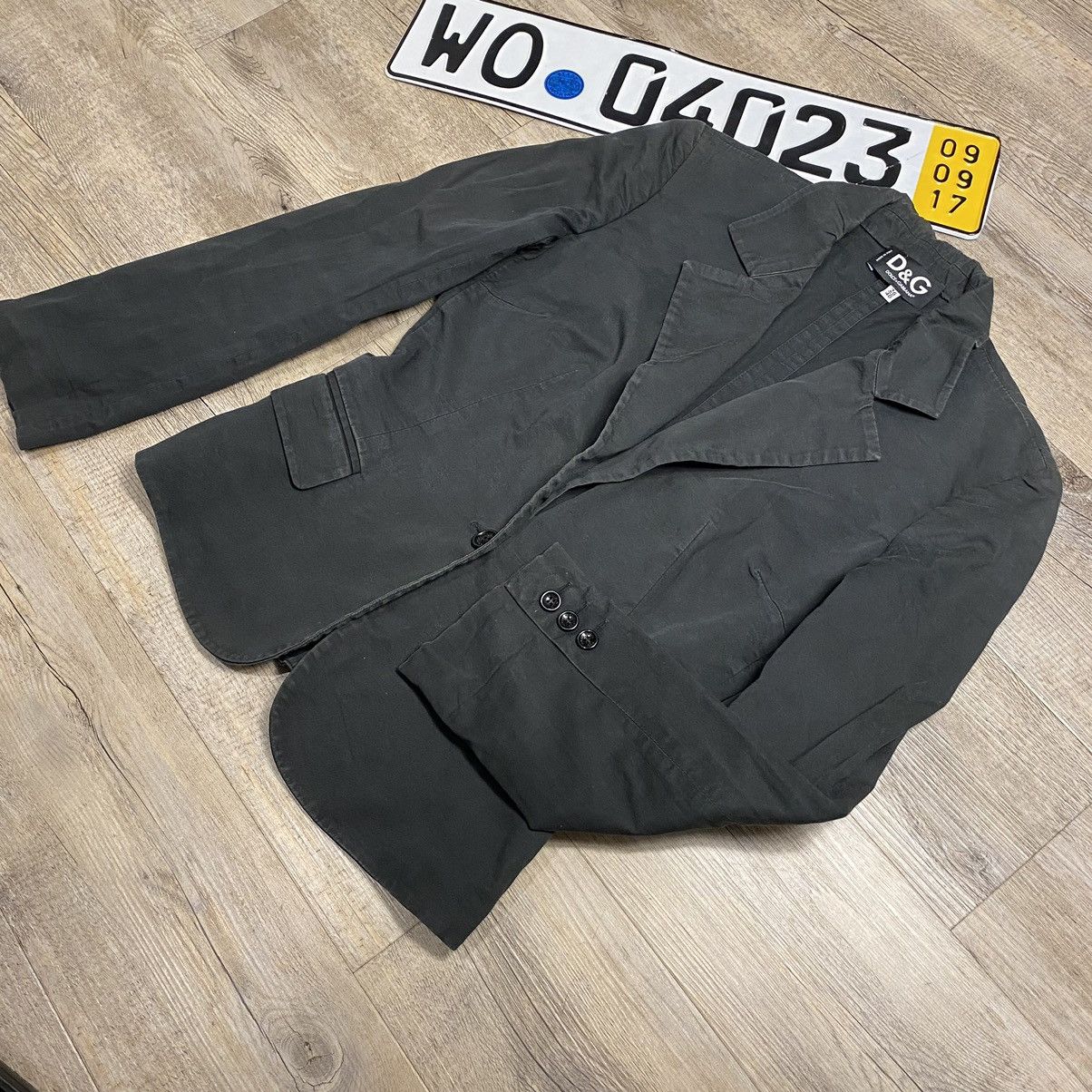 Dolce & Gabbana × Vintage Black Avant-Garde Blazer Dolce & Gabbana Size M / US 6-8 / IT 42-44 - 6 Thumbnail