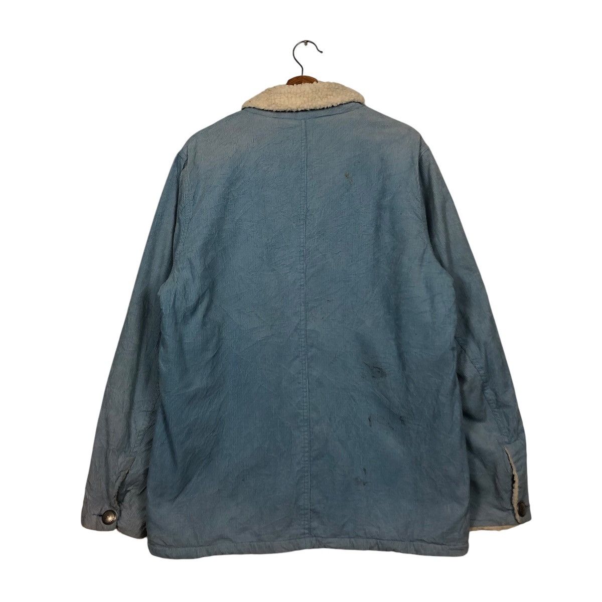 Japanese Brand × Ocean Pacific × Vintage 📌Vintage Indigo Denim Jacket Ocean Pacific Fur Lining Size US L / EU 52-54 / 3 - 9 Thumbnail