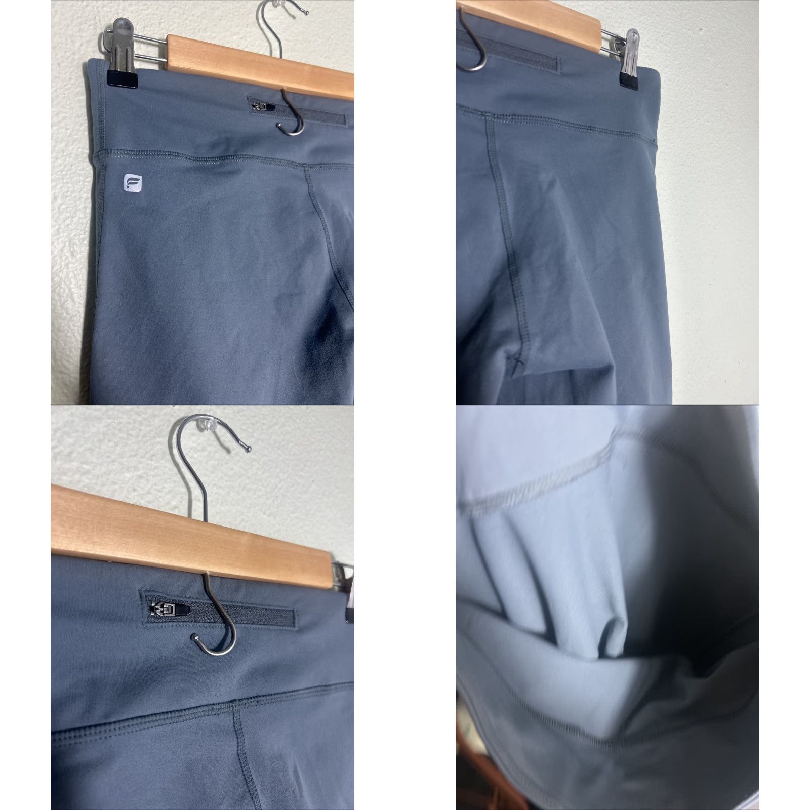 Fabletics Fabletics Leggings Womens Gray Breathable Pocket Yoga Pants 28x27 Small Compression Velcro? Size 28" / US 6 / IT 42 - 9 Thumbnail