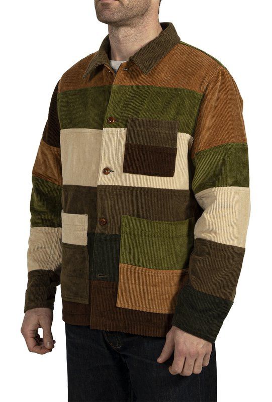Schott 💚 Schott NYC Corduroy Patchwork Jacket Large NEW Size US L / EU 52-54 / 3 - 3 Thumbnail