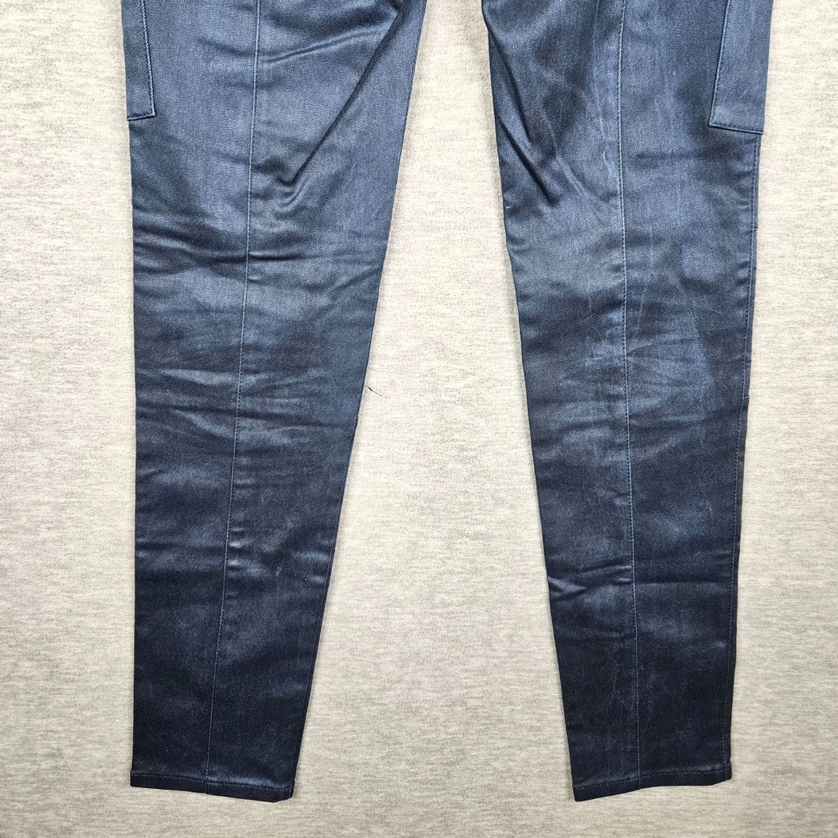 ROA Troa New York Cigarette Mid Rise Electric skinny moto jeans Size 27 Size 27" / US 4 / IT 40 - 5 Thumbnail