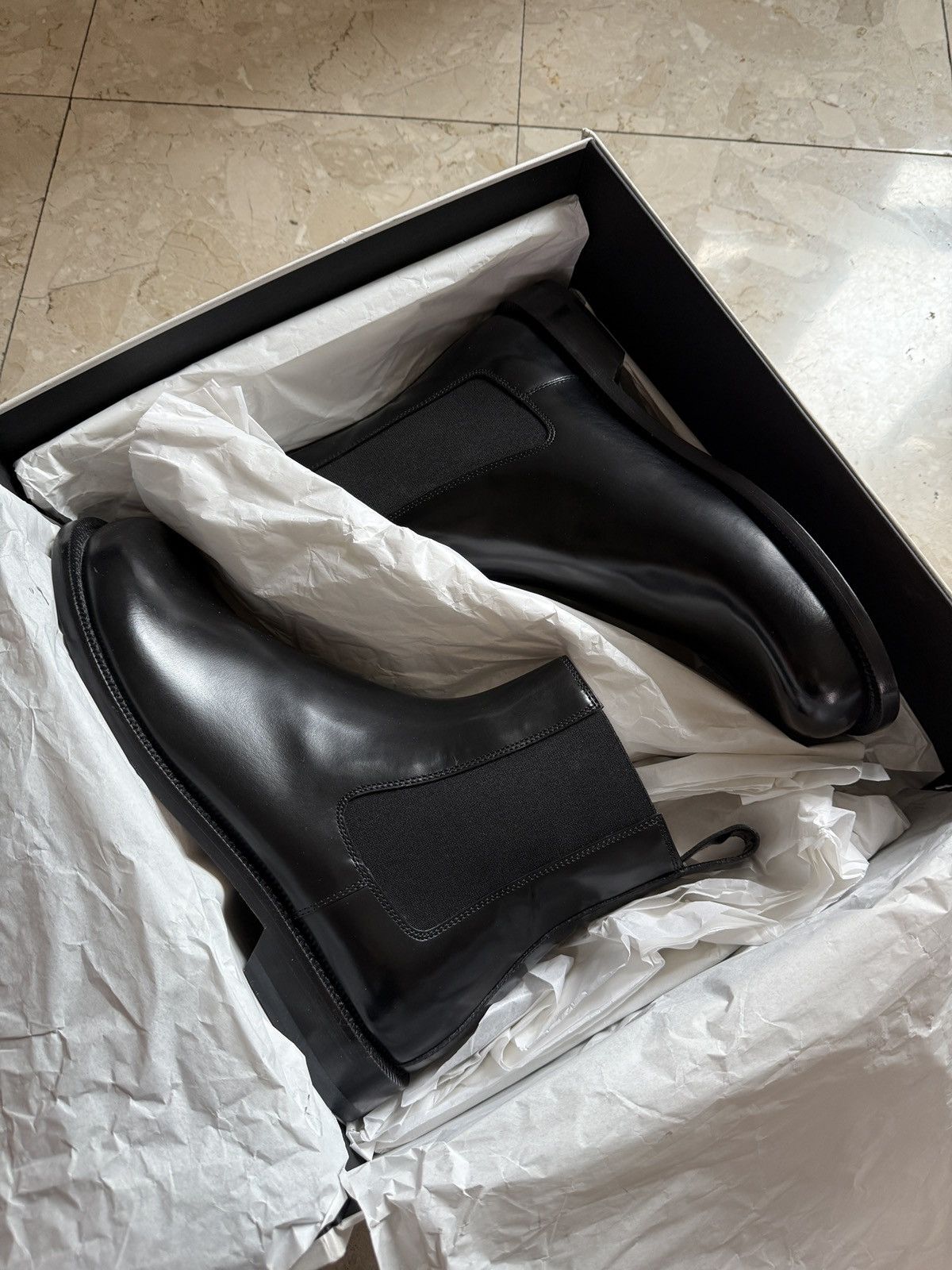 Loewe Terra Leather Chelsea Boots Size US 8 / EU 41 - 4 Thumbnail