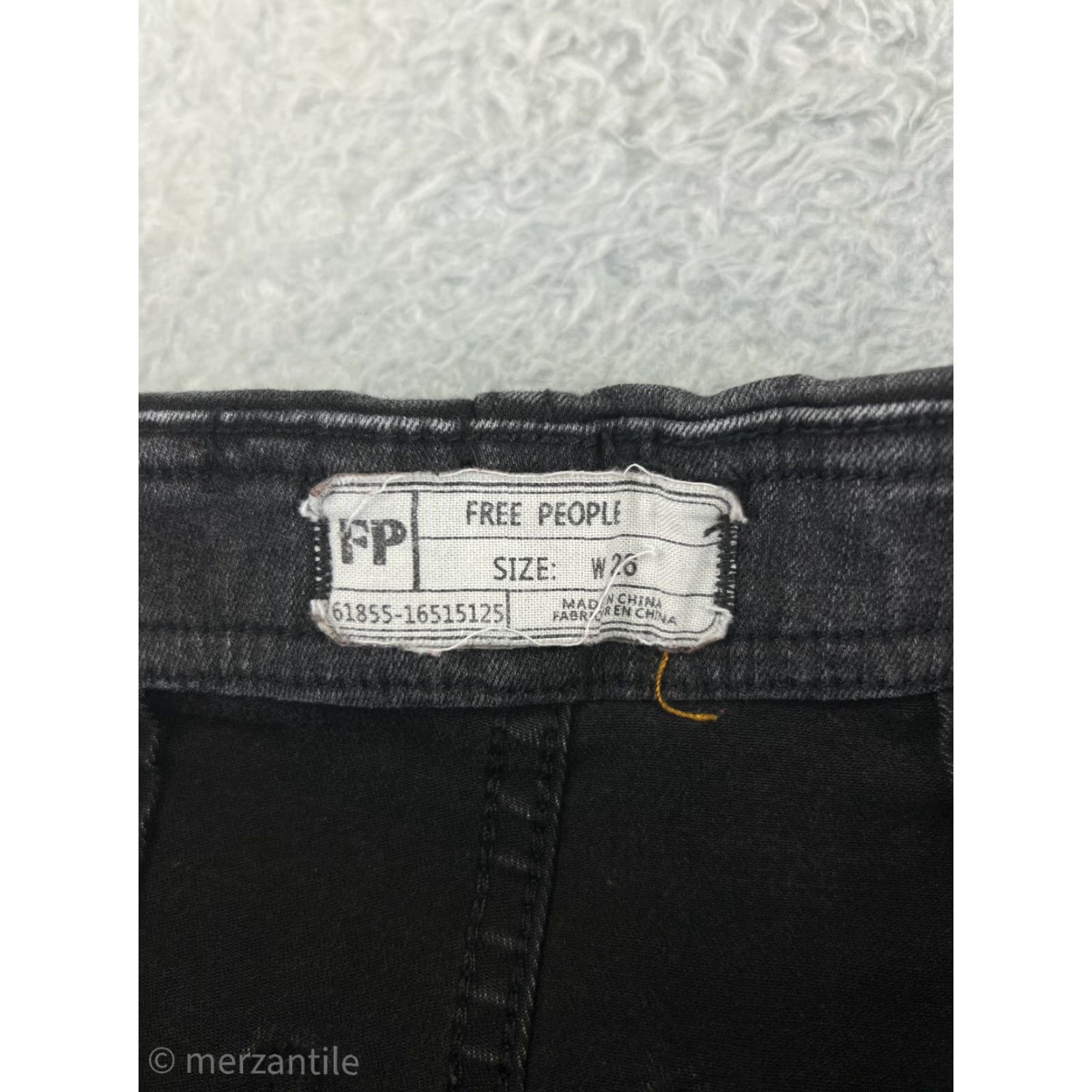 Free People Free People Jeans Women's 26 Black Bootcut Western Pull On Cotton Blend High-Rise Corduroy Inseam 24 in Women Mens Size 26" / US 2 / IT 38 - 4 Thumbnail