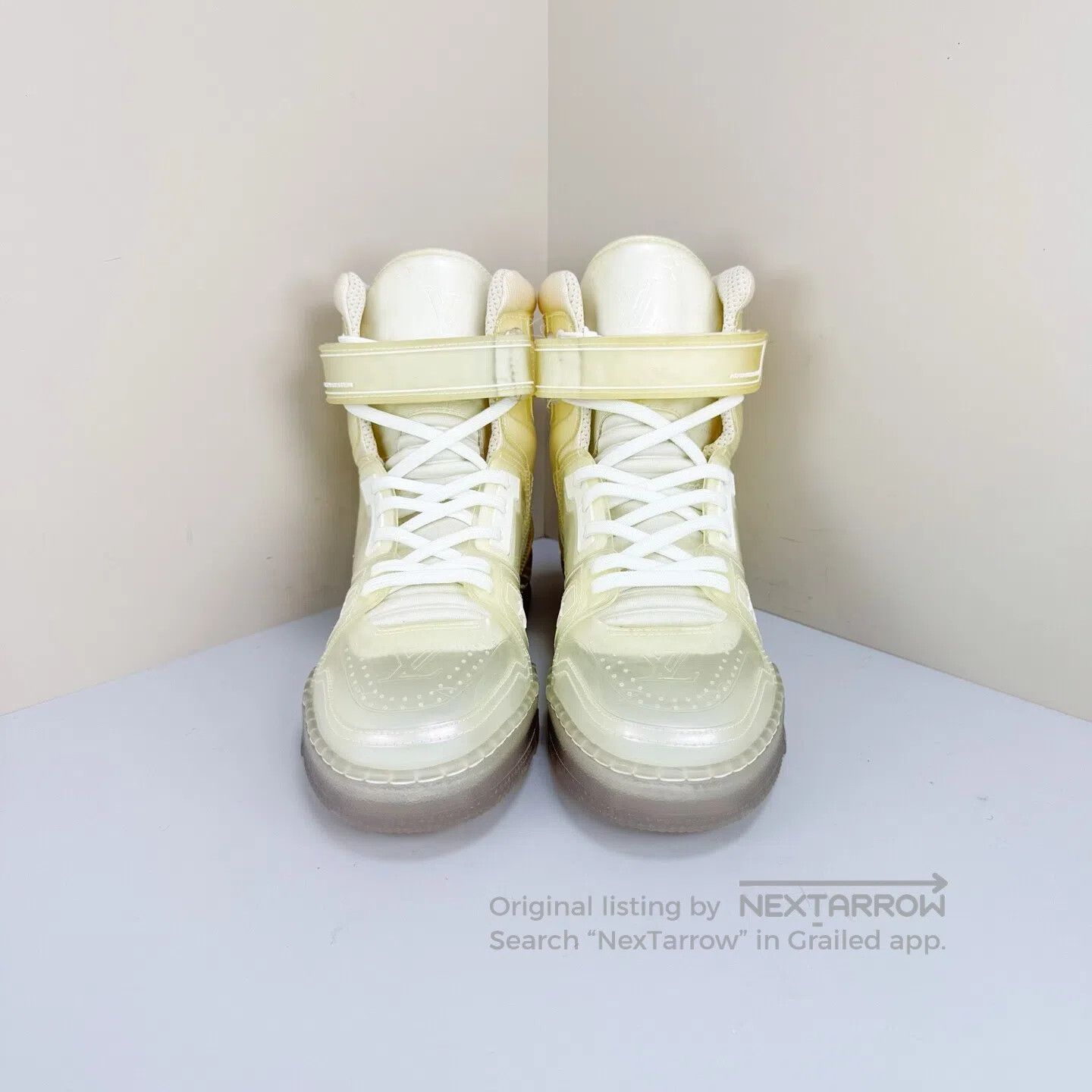 Louis Vuitton Louis Vuitton Transparent High-Top Trainer Sneakers| Size US 8.5 / IT 38.5 - 2 Thumbnail