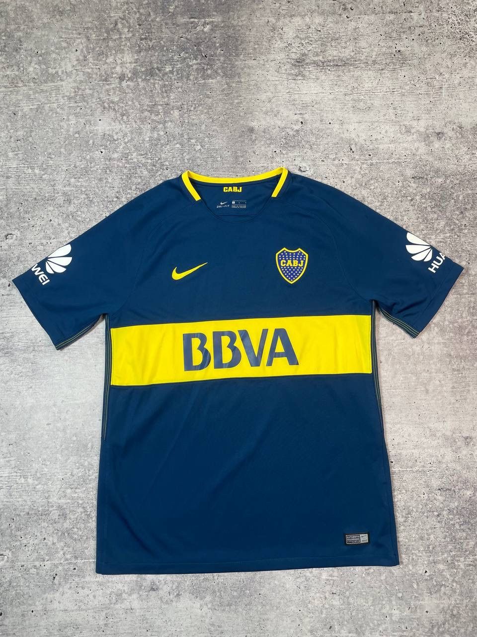 Nike 2017/18 Nike Boca Juniors Home Jersey Tee T-Shirt Y2K Size US L / EU 52-54 / 3 - 1 Thumbnail