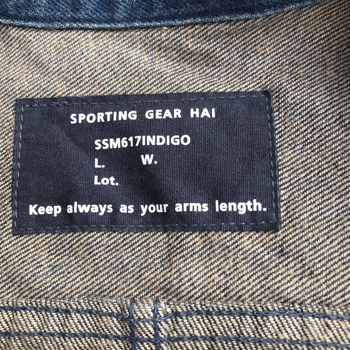 Japanese Brand Vintage Hai sporting gear by issey miyake denim jacket Size US M / EU 48-50 / 2 - 10 Thumbnail