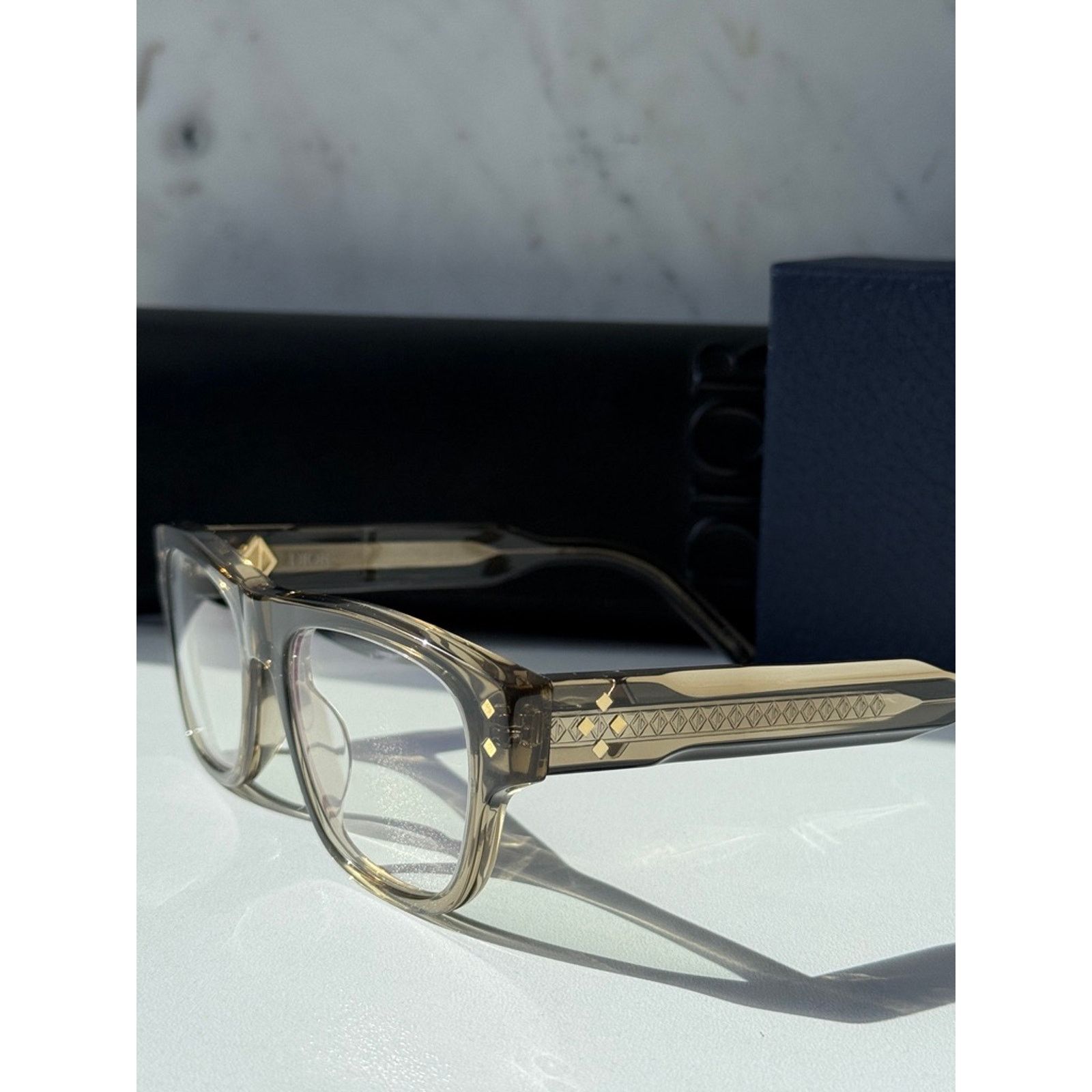 Dior NEW Dior CD DiamondO S10I Clip On Frames in Brown $720 Size ONE SIZE - 8 Thumbnail
