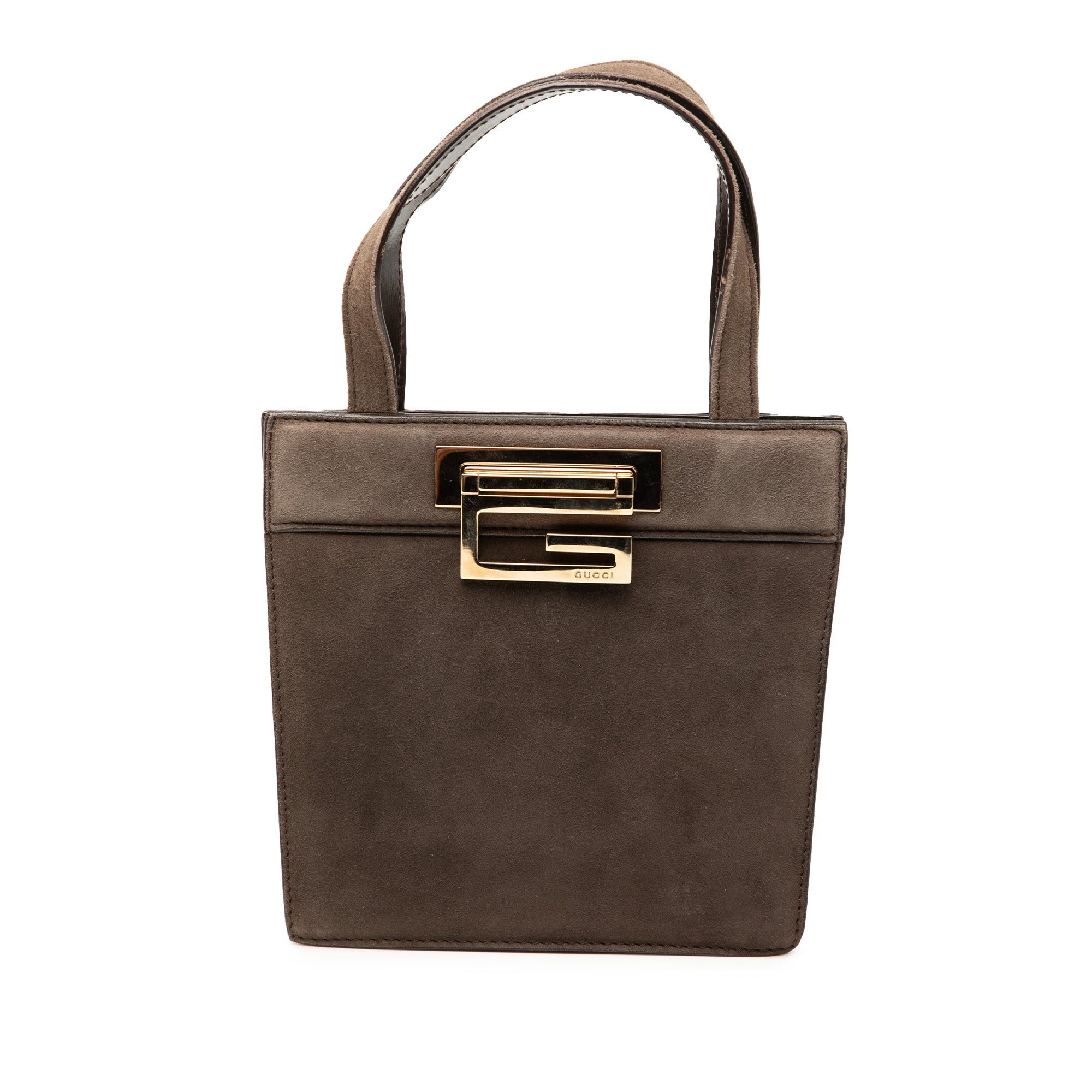 Gucci Suede Square G Handbag Size ONE SIZE - 1 Thumbnail