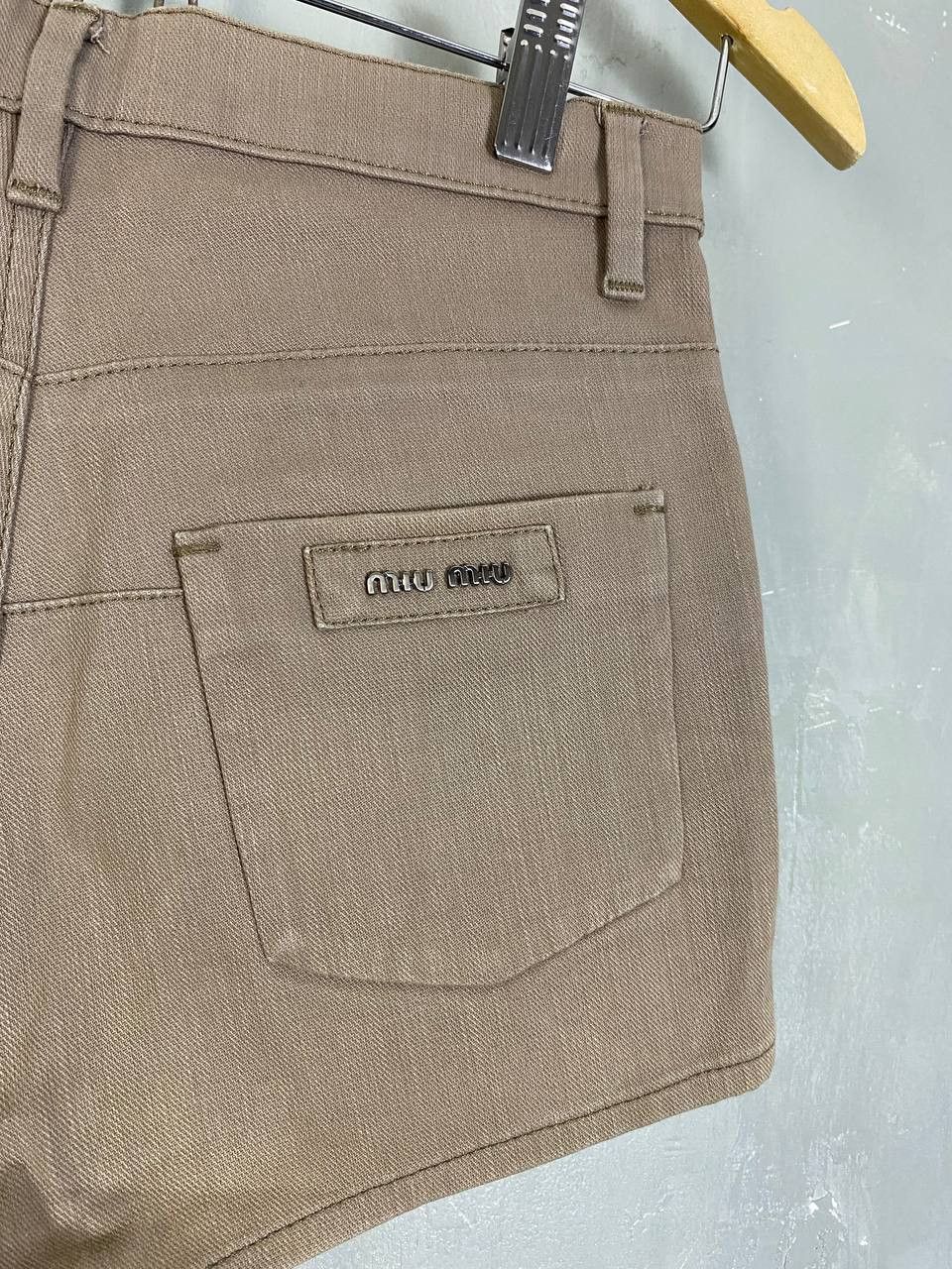 Miu Miu Miu Miu Denim Short Size 24" / US 00 / IT 34 - 3 Thumbnail