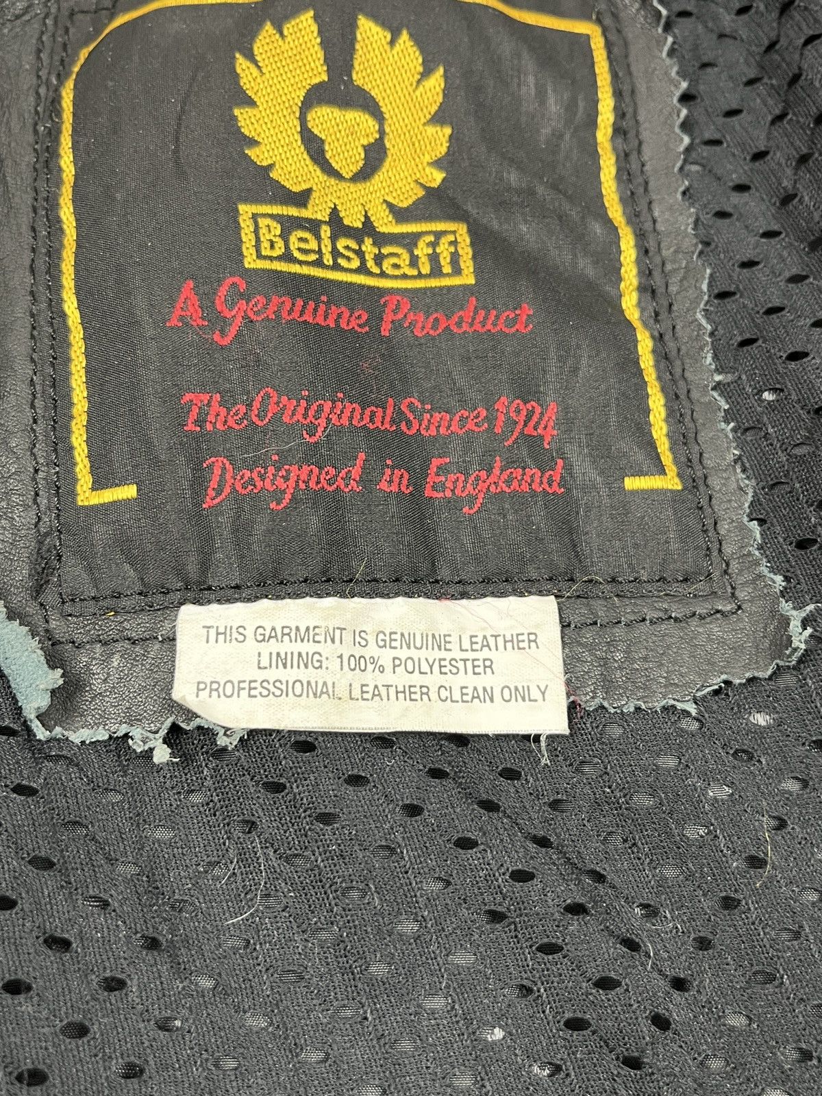 Belstaff × Vintage Rare🔥Vintage 90s Belstaff Leather Biker/Racing Jacket Size US S / EU 44-46 / 1 - 22 Thumbnail