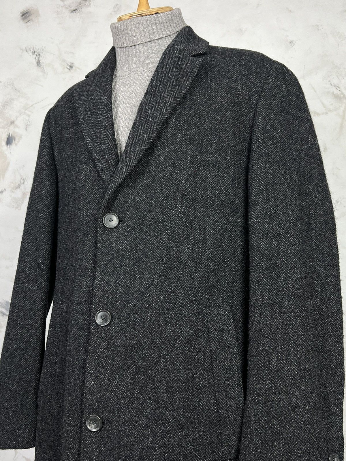 Hugo Boss Vintage Hugo Boss Coat Long Jacket Size 52 L - XL Size US L / EU 52-54 / 3 - 3 Thumbnail