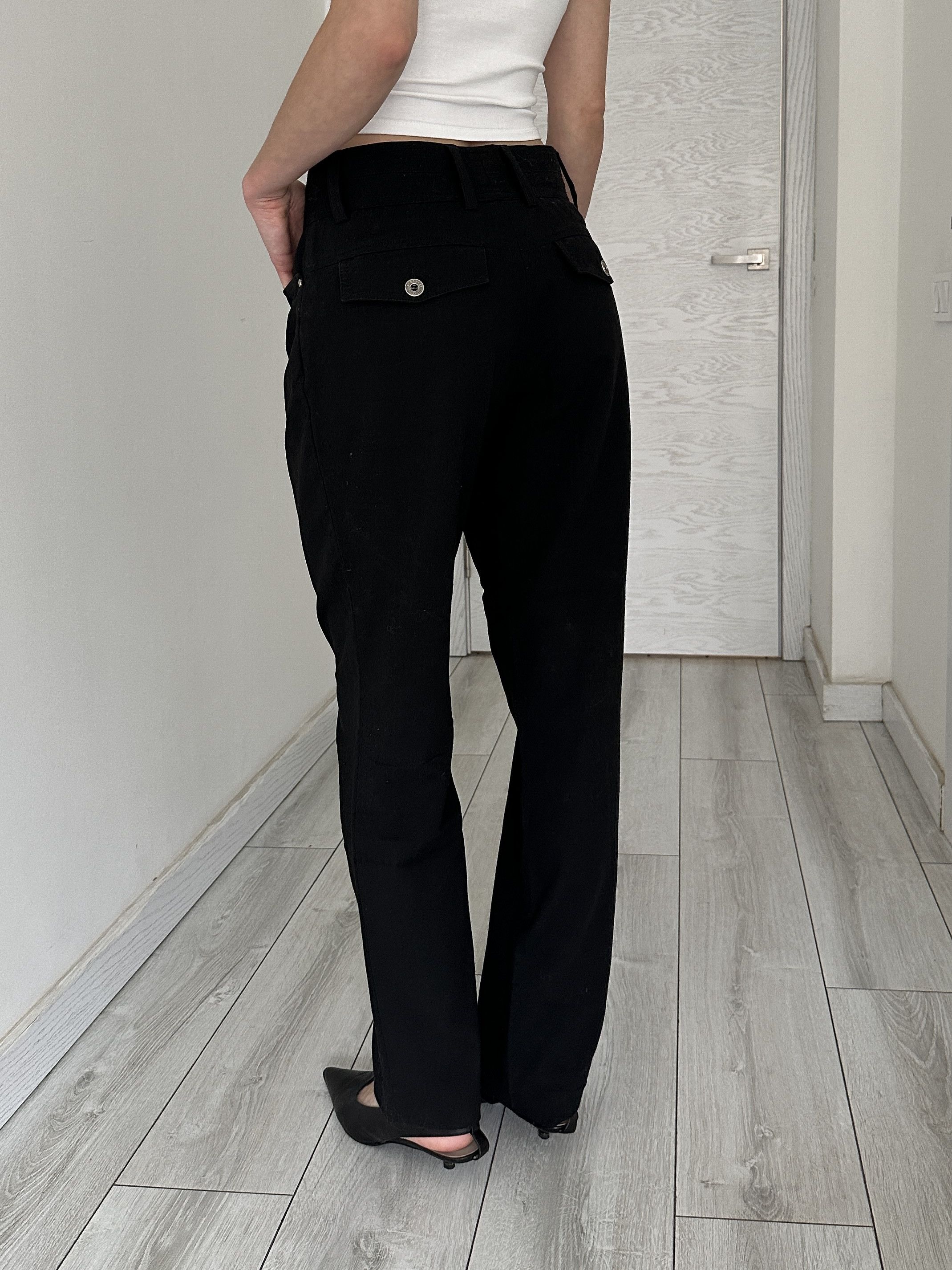 Versace Vintage Versace Jeans Couture Black Pants Trousers Size 34" / US 12 / IT 48 - 3 Thumbnail