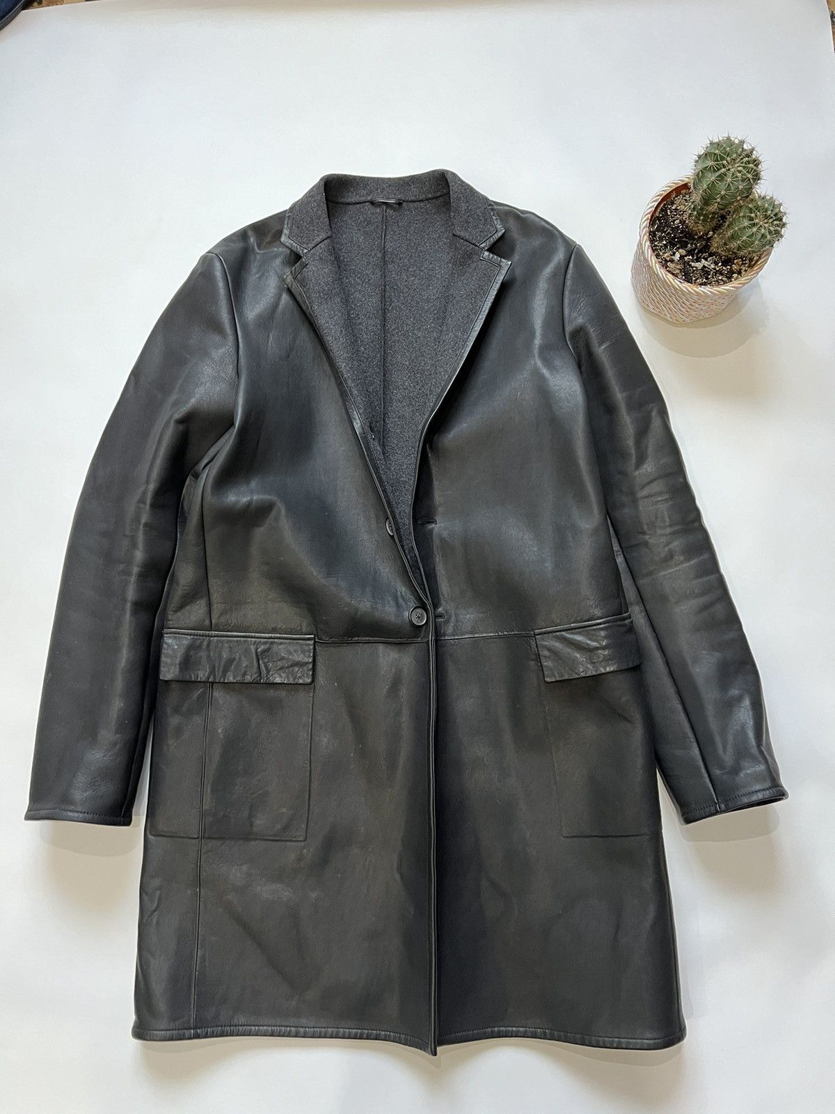 Men's Jil Sander Leather Jackets | Grailed