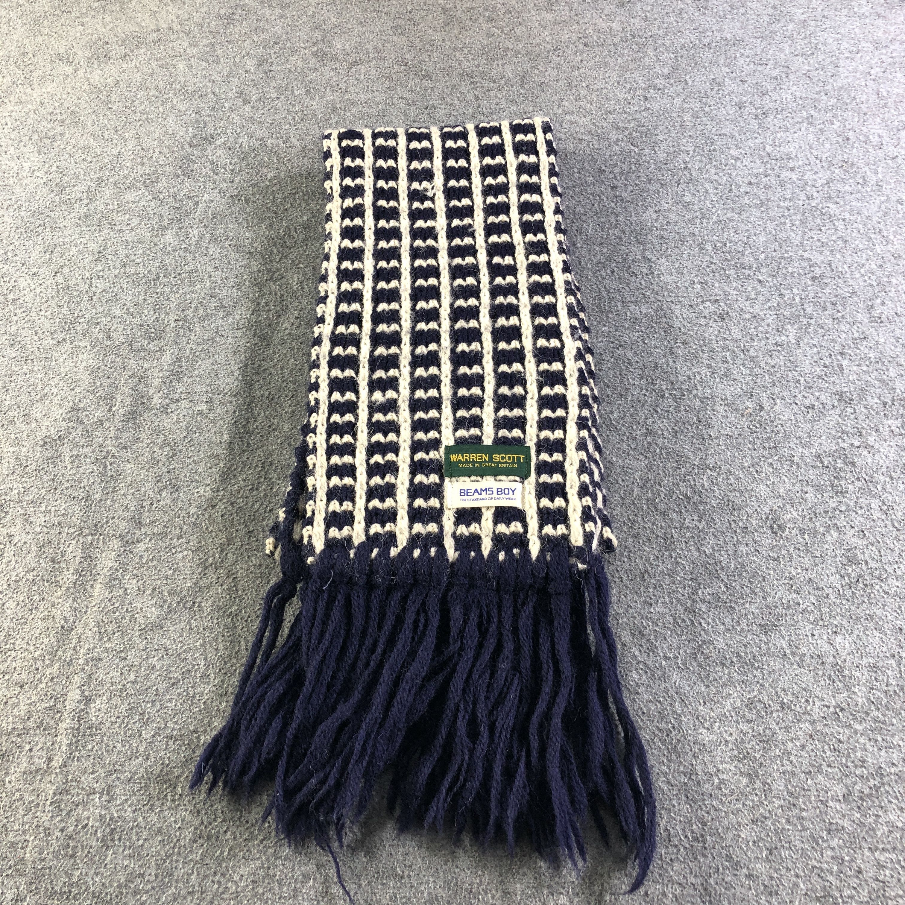 Beams Plus Beams Boy Wool Scarf Muffler Neckwear V2806 Size ONE SIZE - 2 Thumbnail