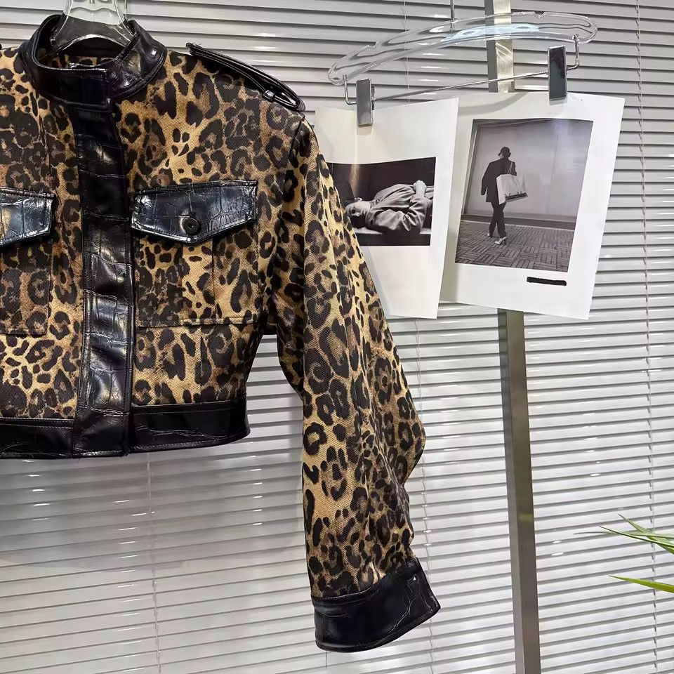 Other Leopard Streetwear Punk Design Spice Girl Printed Jacket Size S / US 4 / IT 40 - 3 Thumbnail