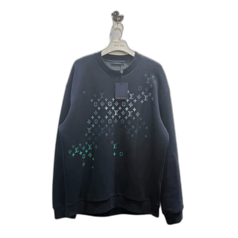 Louis Vuitton LV Louis Vuitton Navy Blue Embroidered Sweatshirt-yf Size US XXL / EU 58 / 5 - 1 Thumbnail