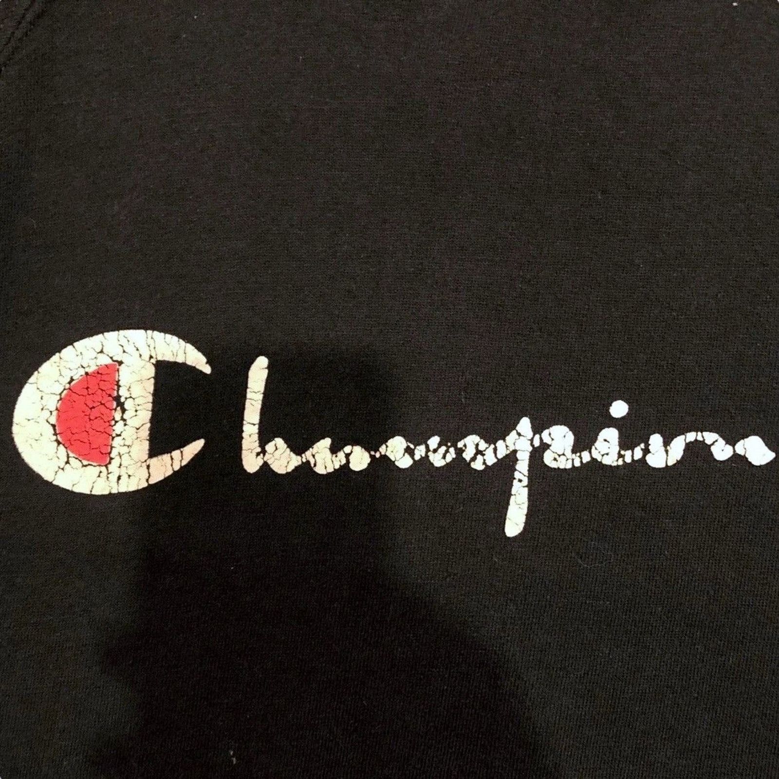Champion × Vintage Vintage Champion Sweatshirt Script Faded 90s Pullover Crew Size US M / EU 48-50 / 2 - 2 Thumbnail