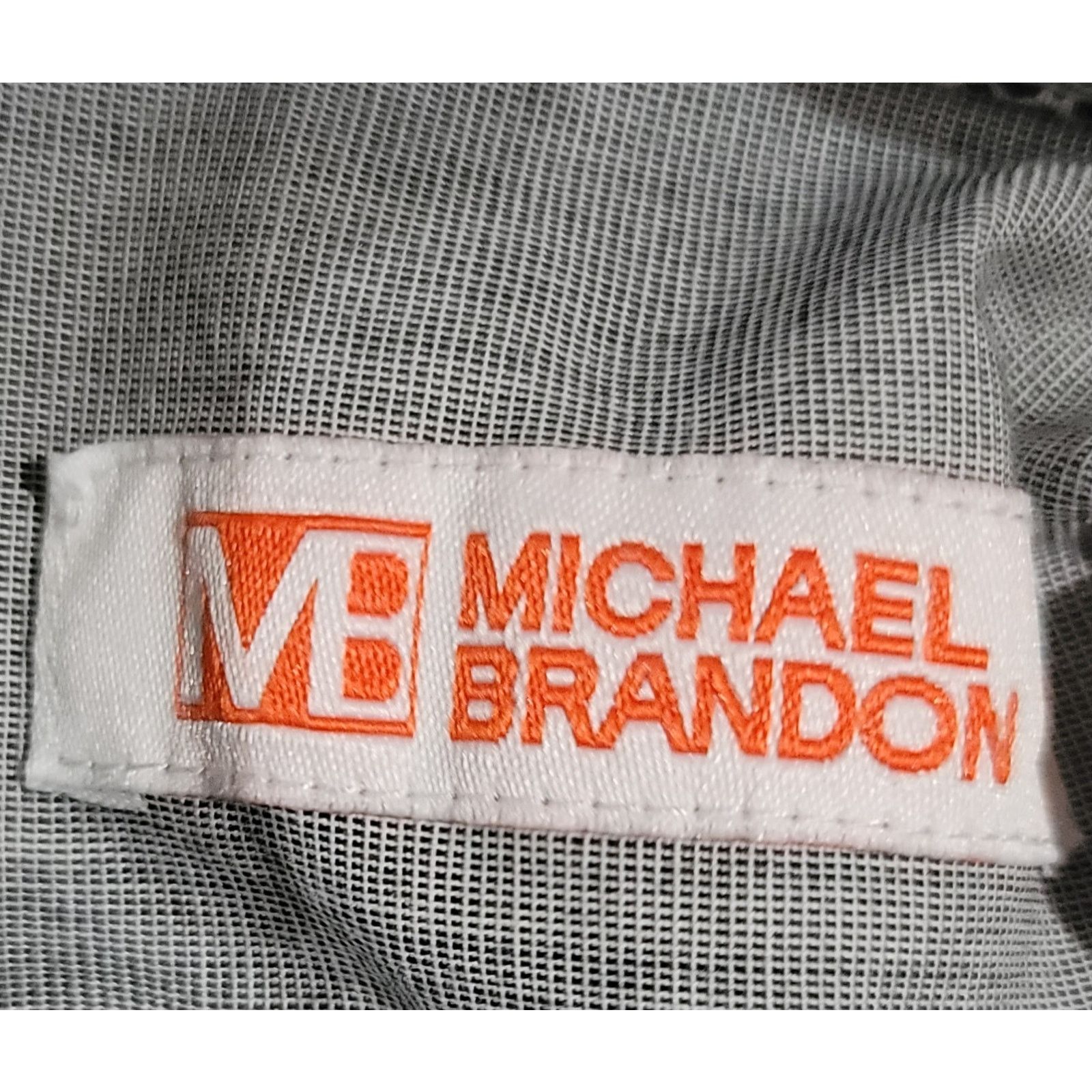 Other Michael Brandon Gray Button Up Men's Shirt Medium Size US M / EU 48-50 / 2 - 3 Thumbnail