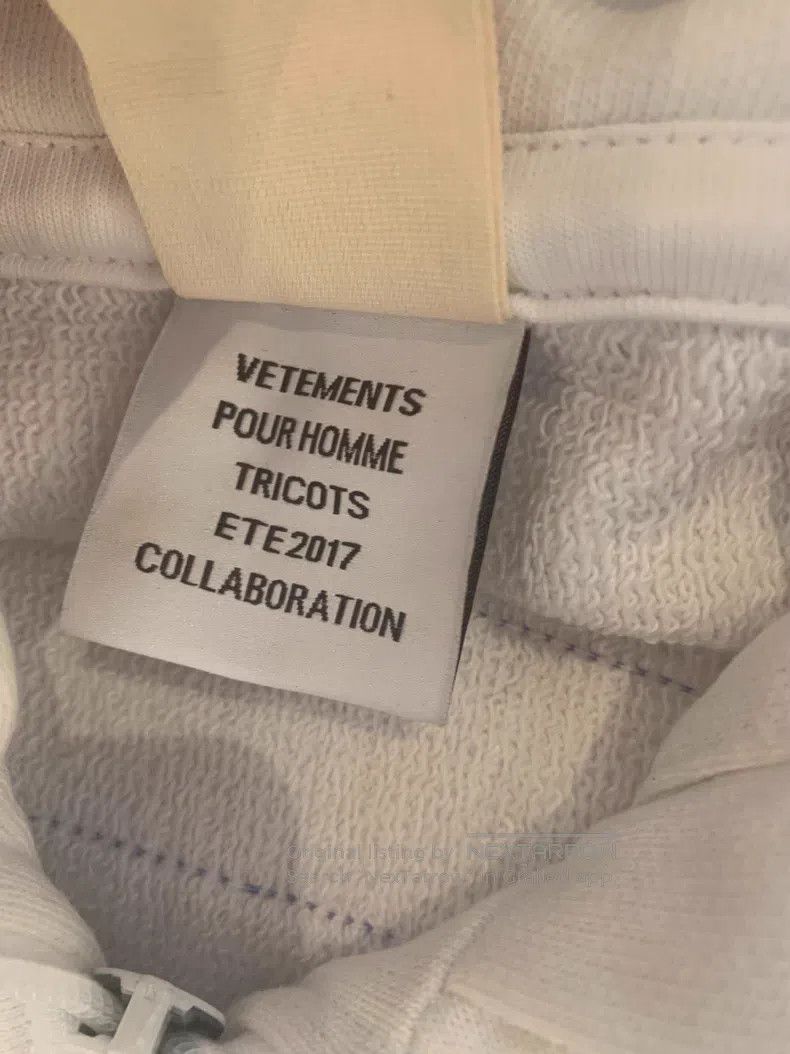 Vetements Vetements Printed jacket hoodie Size US S / EU 44-46 / 1 - 3 Thumbnail