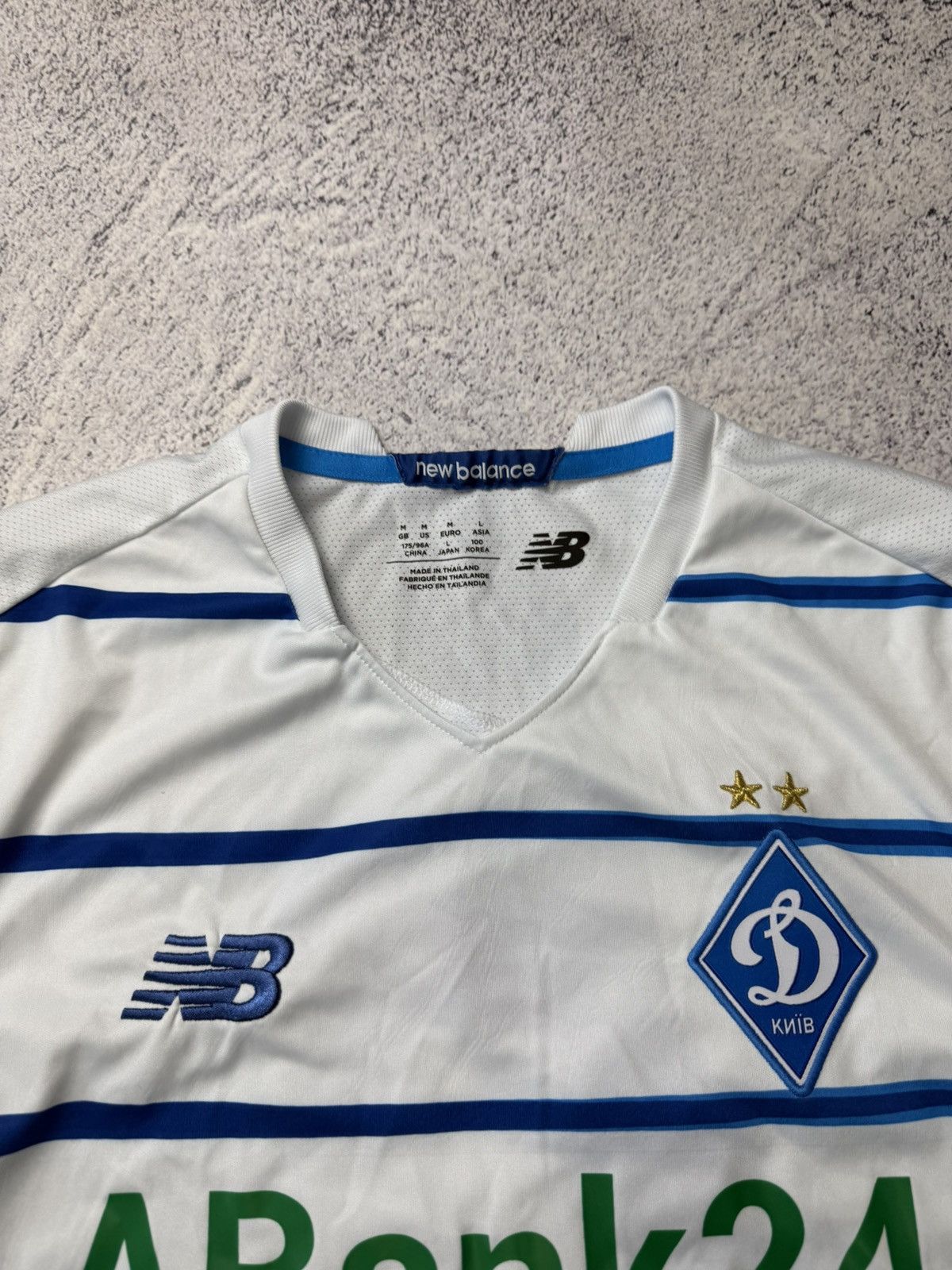 New Balance Vintage New Balance Dynamo Kyiv Jersey A Bank #6 Size US M / EU 48-50 / 2 - 9 Thumbnail
