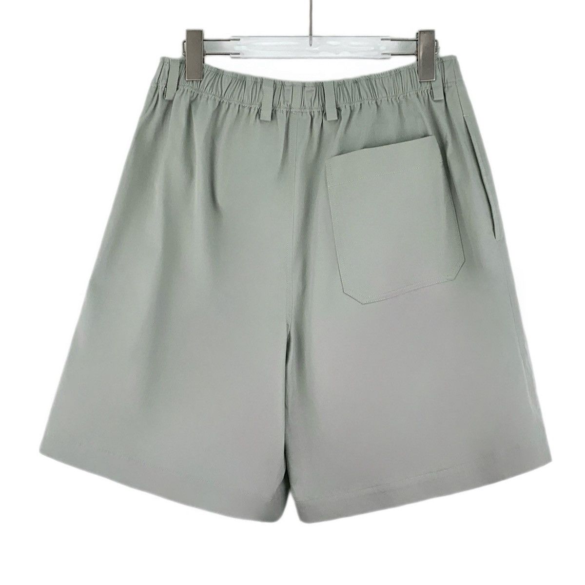 Hermes Hermes 24FW Grey Cotton Elastic Waist Casual Shorts K26WX Size US 28 / EU 44 - 2 Thumbnail