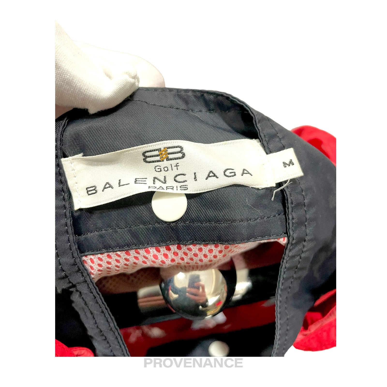 Balenciaga 🔴 Balenciaga Golf Wind Breaker Jacket - Red Size US M / EU 48-50 / 2 - 8 Thumbnail