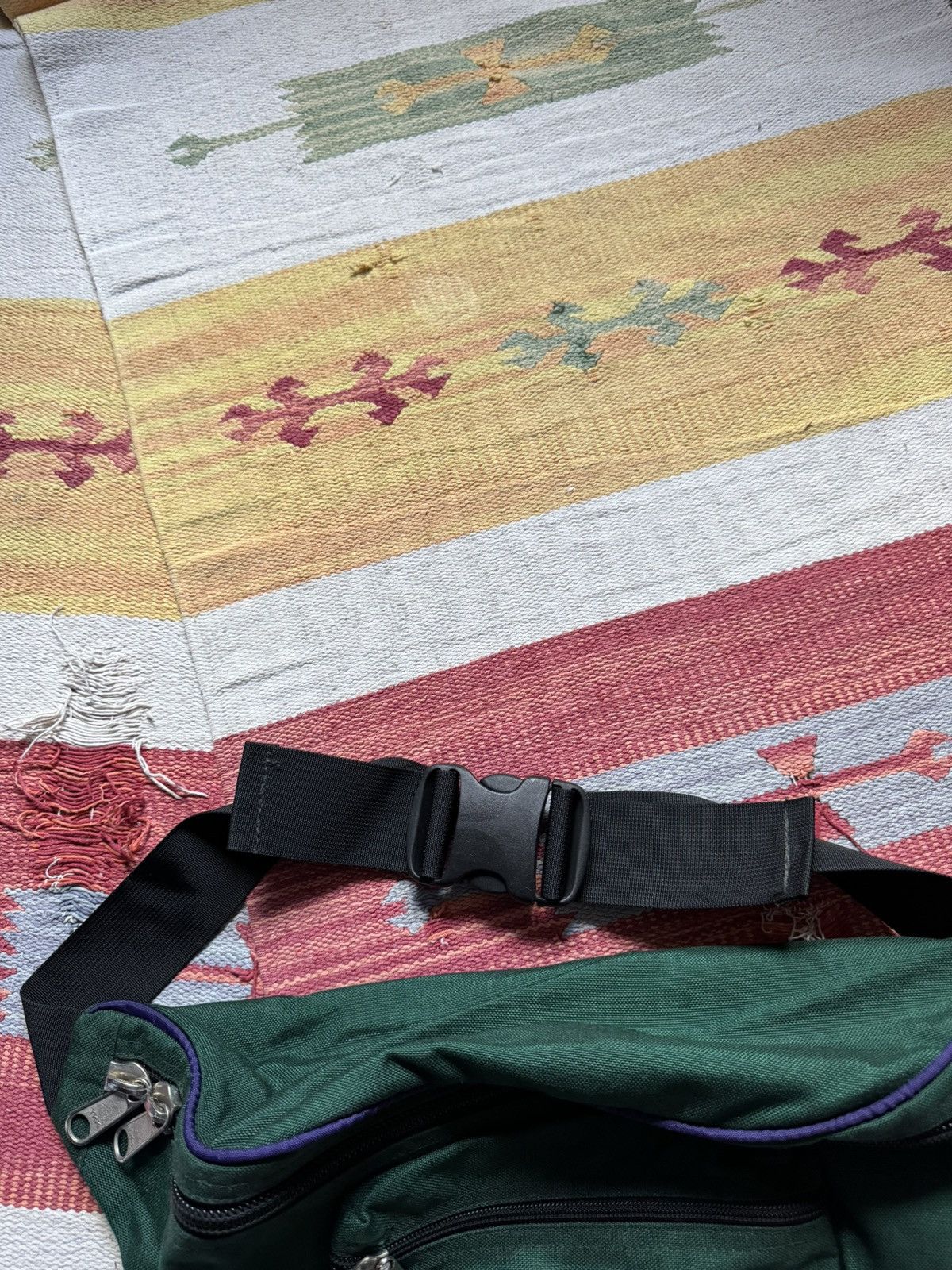 Vintage Vintage 90’s MEI Kawa Made In USA Green Outdoor Waist Bag Size ONE SIZE - 4 Thumbnail