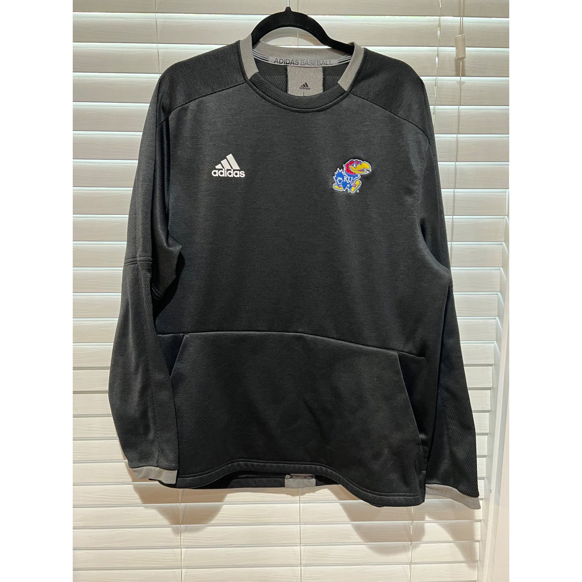 Adidas Adidas Baseball Kansas Jayhawks Pullover - Size L Size US L / EU 52-54 / 3 - 1 Thumbnail