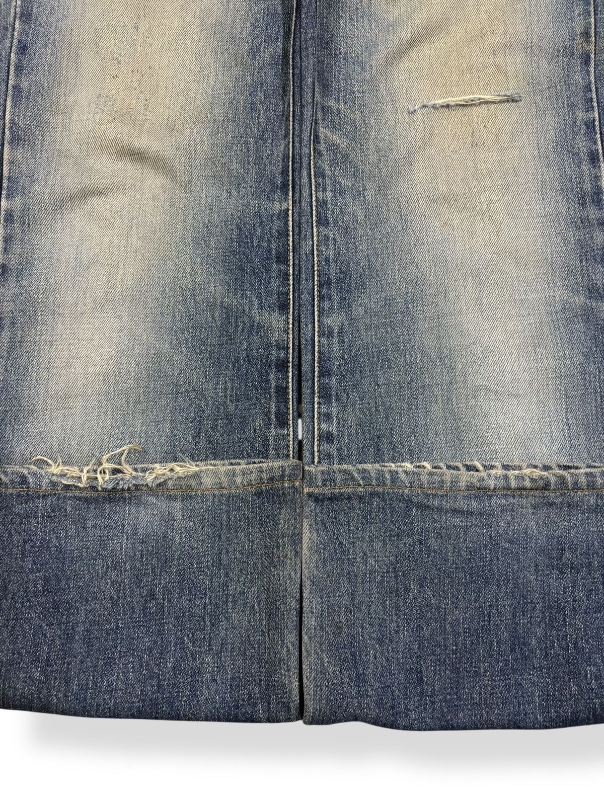 Edwin Vintage Edwin Mud Wash Flare Bootcut Distressed Jeans Size US 32 / EU 48 - 10 Thumbnail