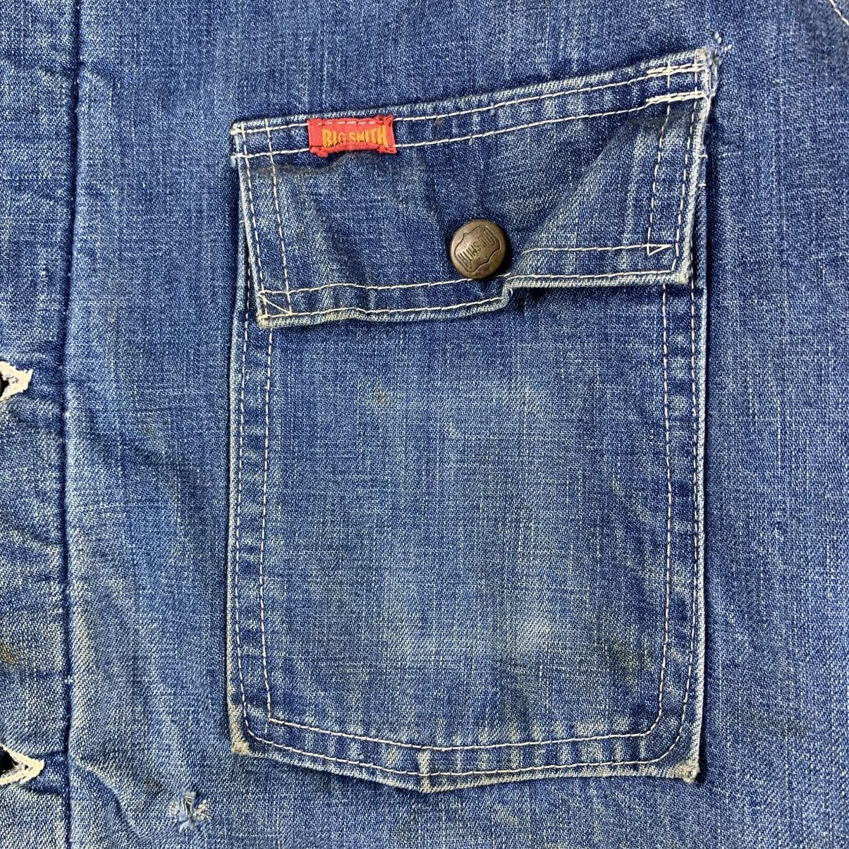 Big Mac × Sears Vintage 70s Big Smith Denim Chore Jacket Size US L / EU 52-54 / 3 - 5 Thumbnail