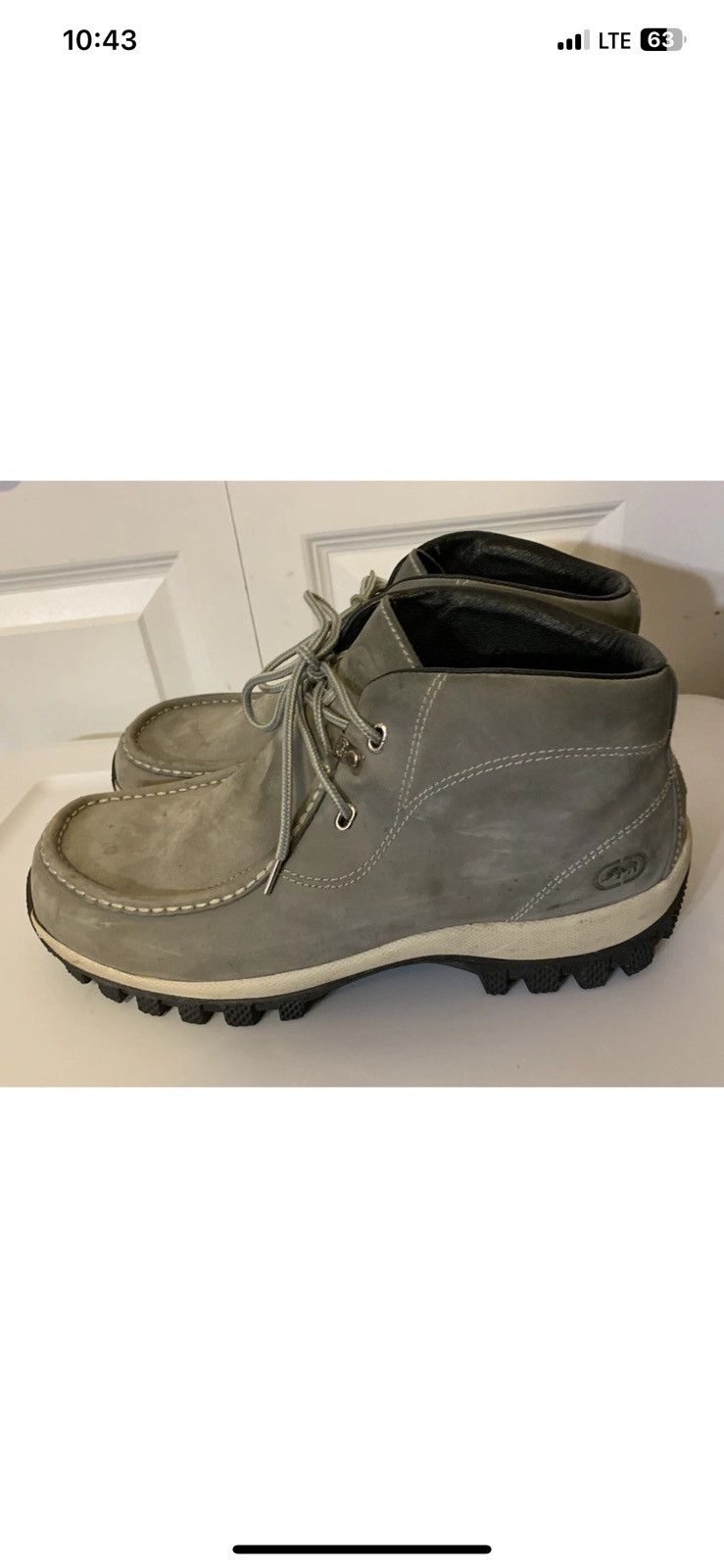 Marc Ecko Marc Ecko mens sz 13 chukka boots shoes gray Size US 13 / EU 46 - 7 Thumbnail