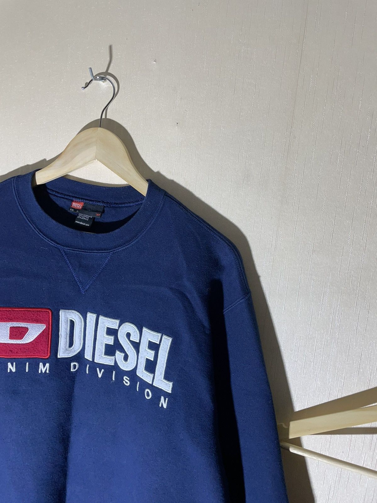 Diesel × Vintage Diesel vintage y2k sweatshirt 90s Size US XL / EU 56 / 4 - 2 Thumbnail