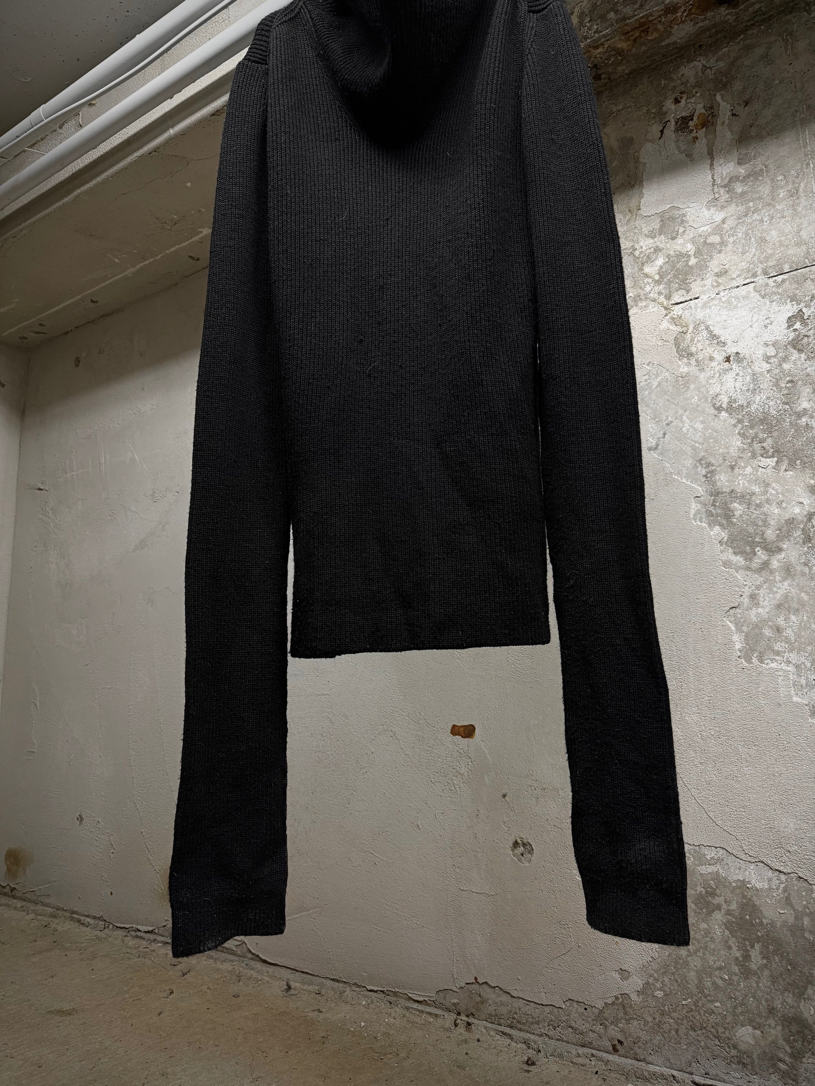 The Viridi-anne Viridi-Anne Oversized Hooded Wool Knit Size US XXL / EU 58 / 5 - 4 Thumbnail