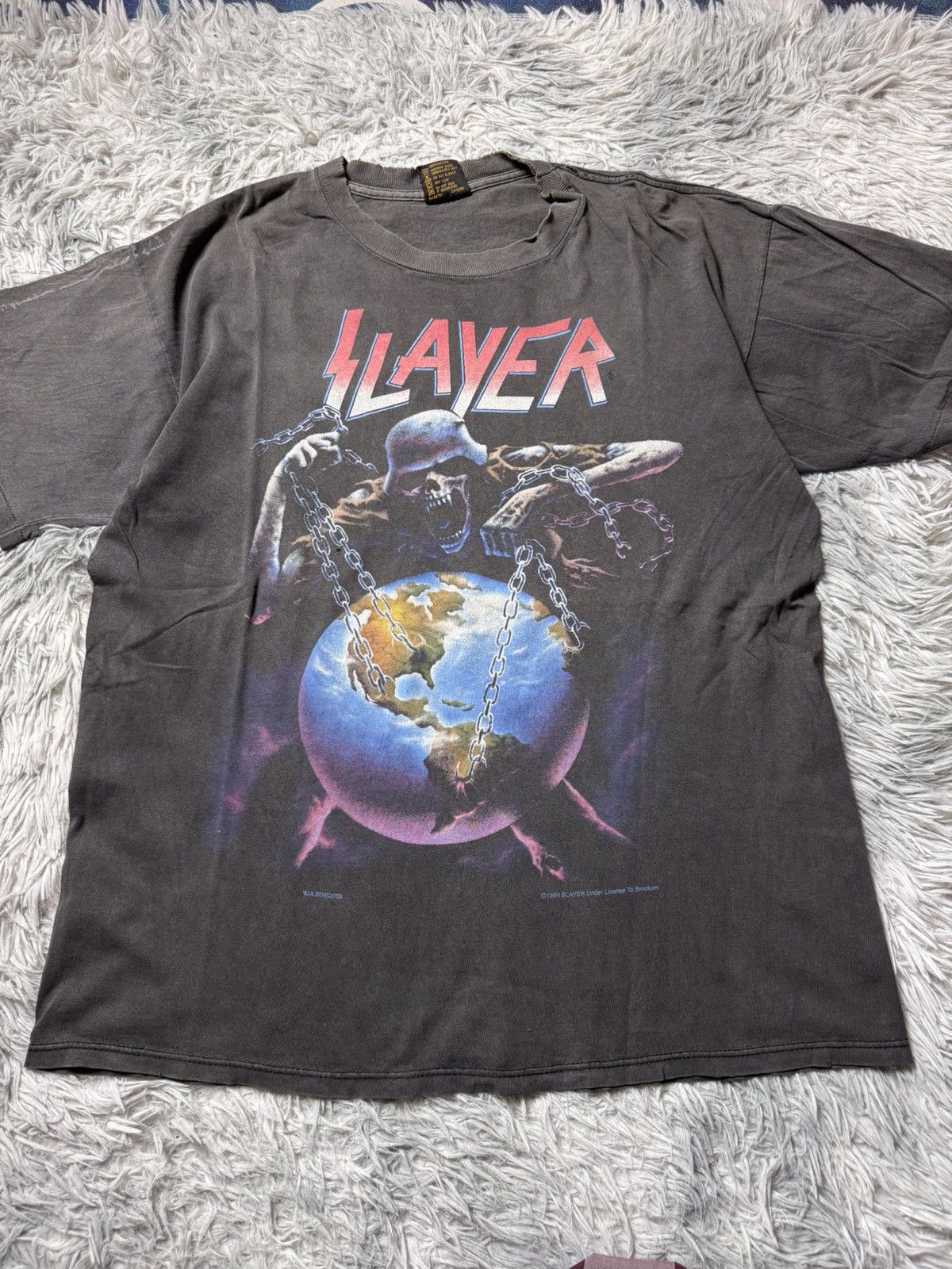 Slayer Vintage Slayer 1994 Intourvention Size US XL / EU 56 / 4 - 1 Thumbnail