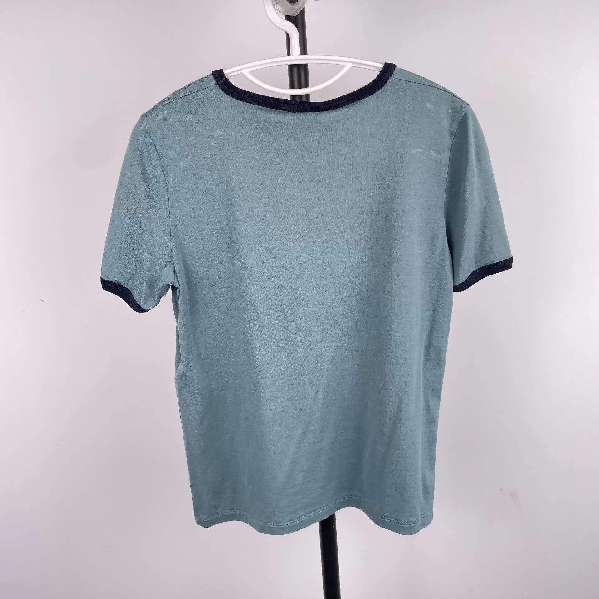 Celine Celine Women's Cotton Blue Short Sleeve S Size S / US 4 / IT 40 - 2 Thumbnail
