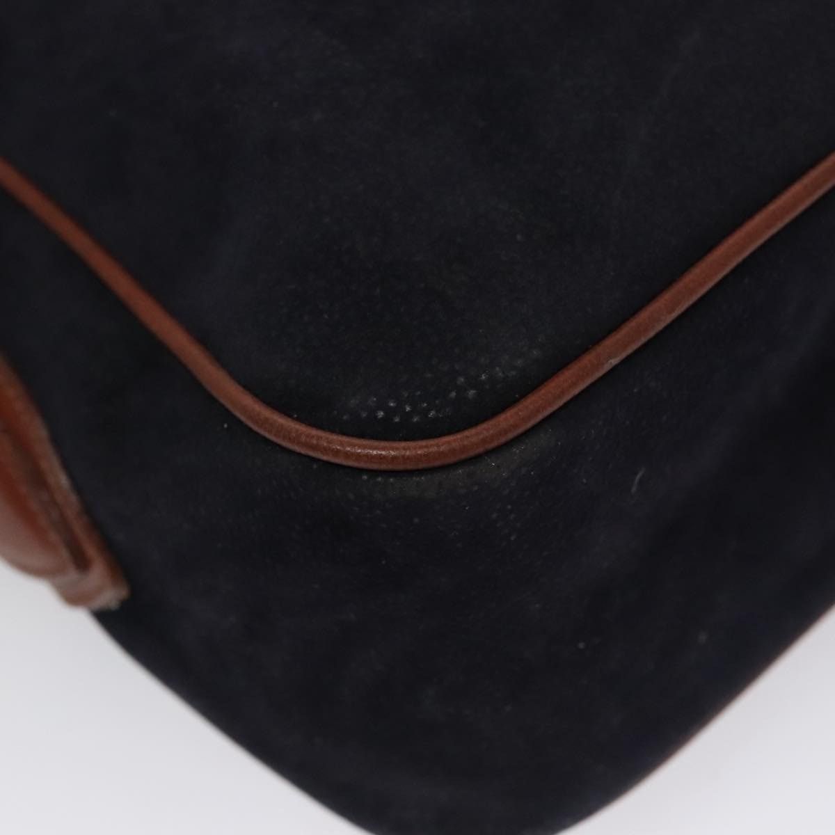 Burberry Burberry Shoulder Bag Suede Navy Size ONE SIZE - 13 Thumbnail