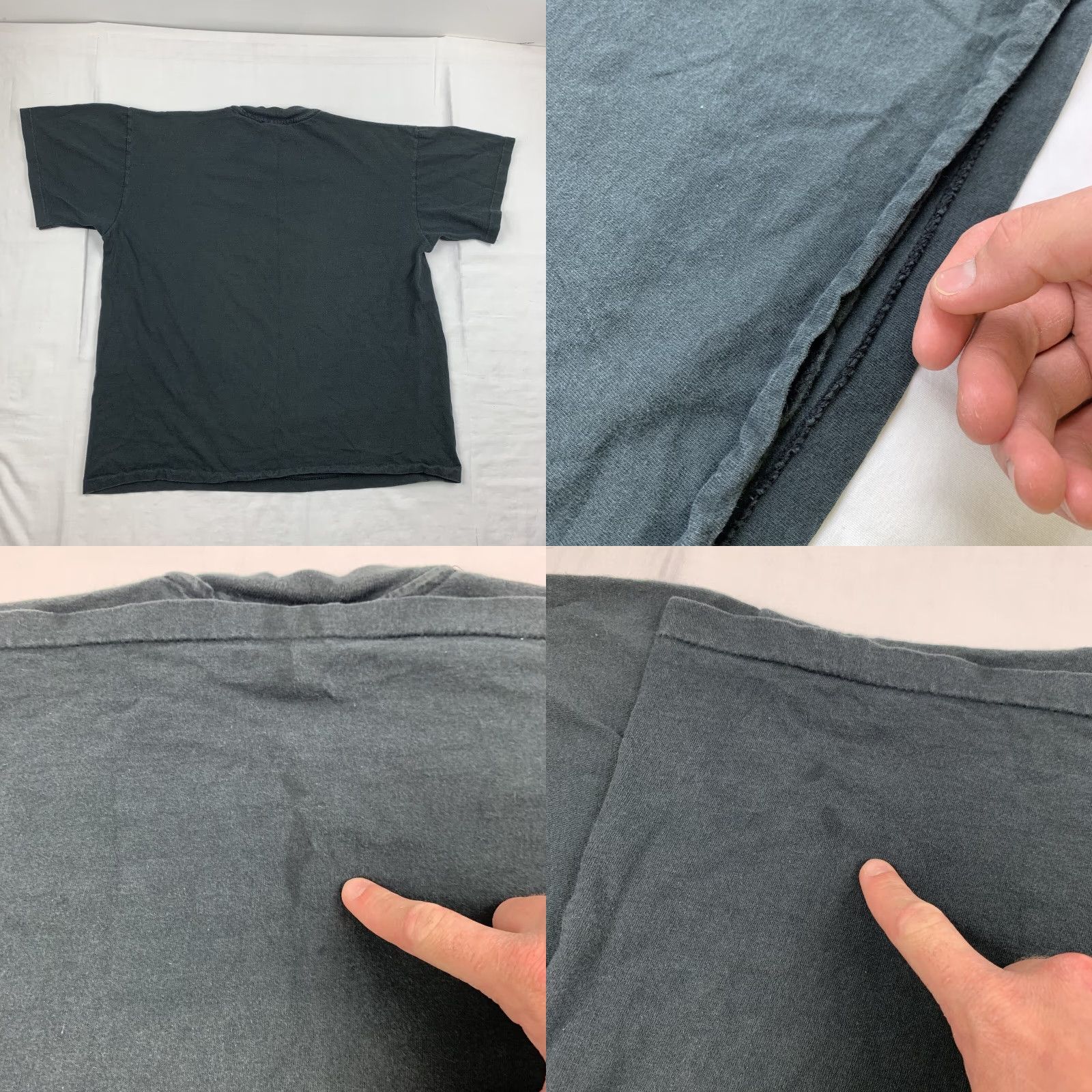 Hard Rock Cafe VINTAGE Hard Rock Cafe T Shirt Adult Large Black Las Vegas 90s Rock N Roll Faded Rock n Roll Size US L / EU 52-54 / 3 - 8 Thumbnail