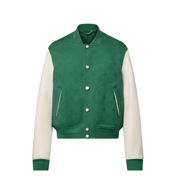 Louis Vuitton Leather Mix Monogram Varsity Jacket Size US S / EU 44-46 / 1 - 1 Thumbnail