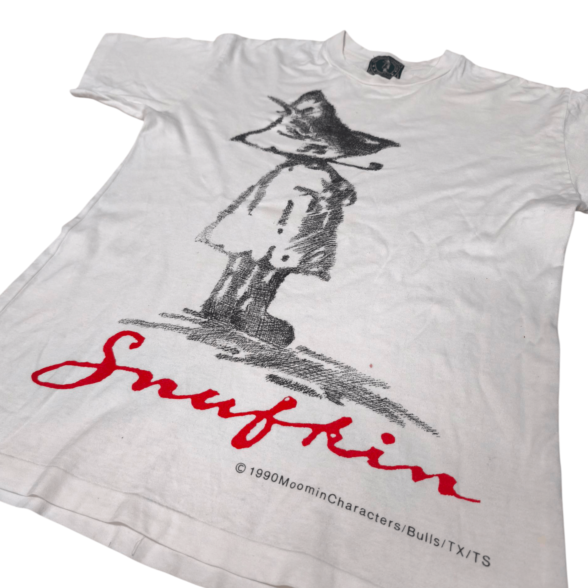 Anime Vintage 1990 Snufkin Moomin T-Shirt Rare Japan Size US M / EU 48-50 / 2 - 2 Thumbnail